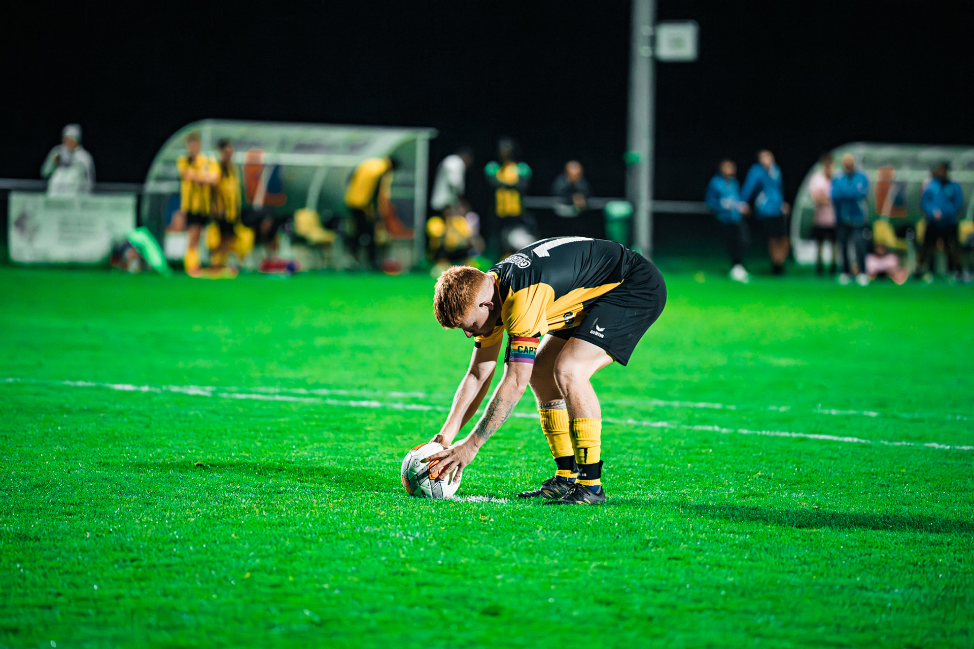 Match BCV Cup opposant FC Corcelles-Payerne I – FC Poliez-Pittet IA à la Place de sports Freybonnaz. (Christian António/LibsVisuals.com)