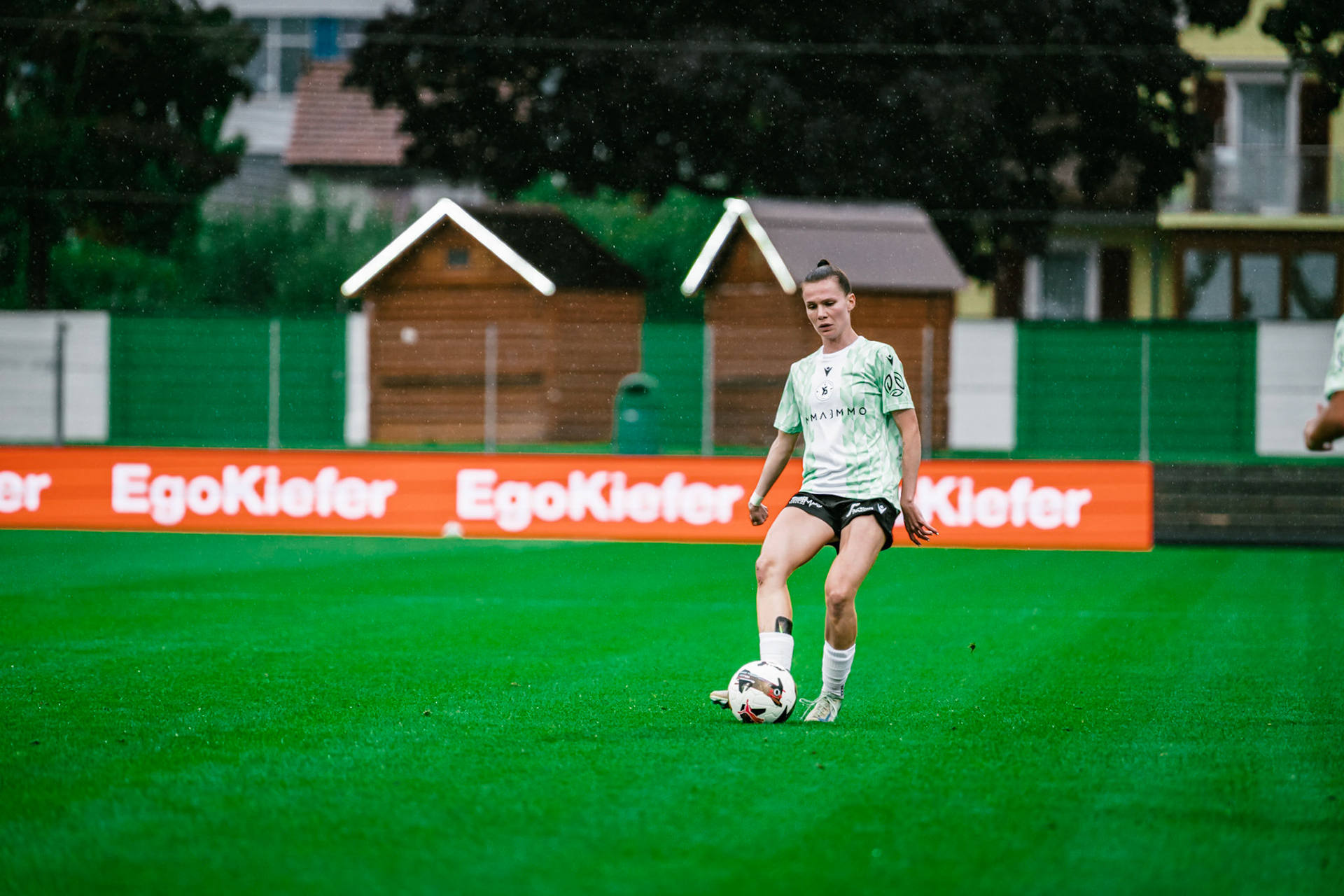 Match championnat LNB féminine opposant Yverdon Sport FC et FC Solothurn Frauen au Stade Municipal. (Christian António/LibsVisuals.com)