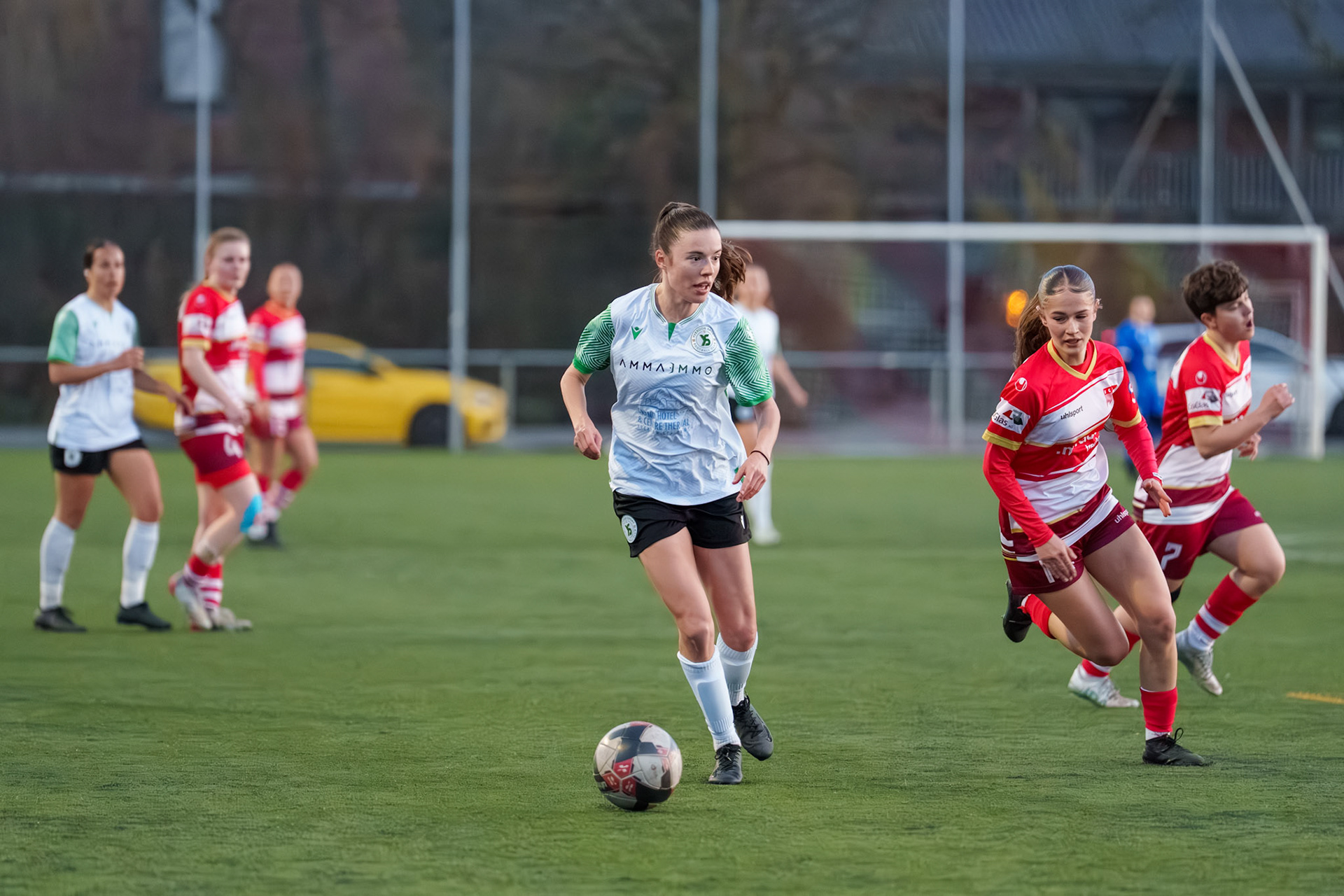 FC Solothurn Frauen et Yverdon Sport FC au Stadion FC Solothurn. (Christian António/LibsVisuals.com)