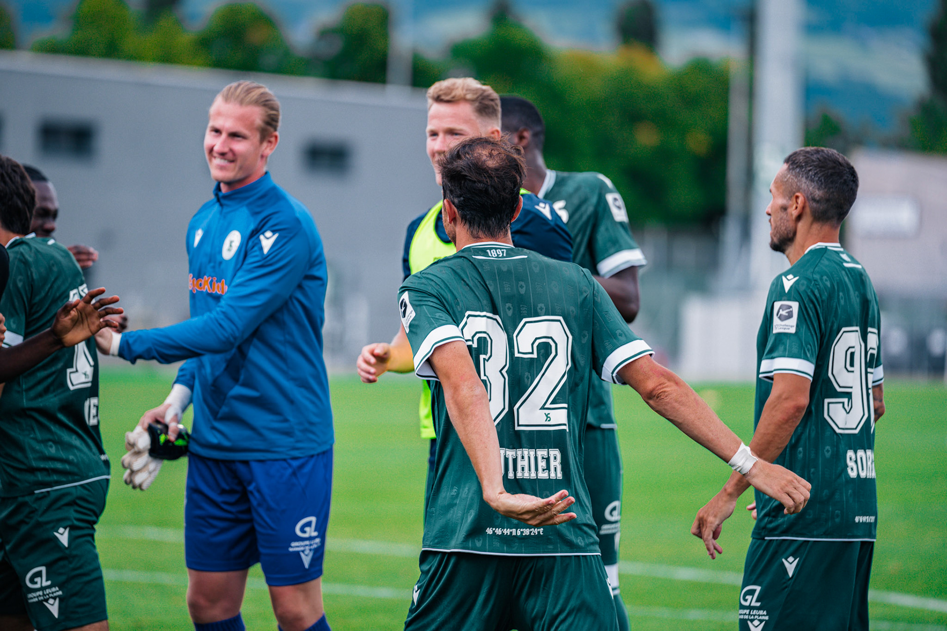 Match opposant Yverdon Sport FC face au Stade Lausanne Ouchy au Stade Municipal. (Christian António/LibsVisuals.com)