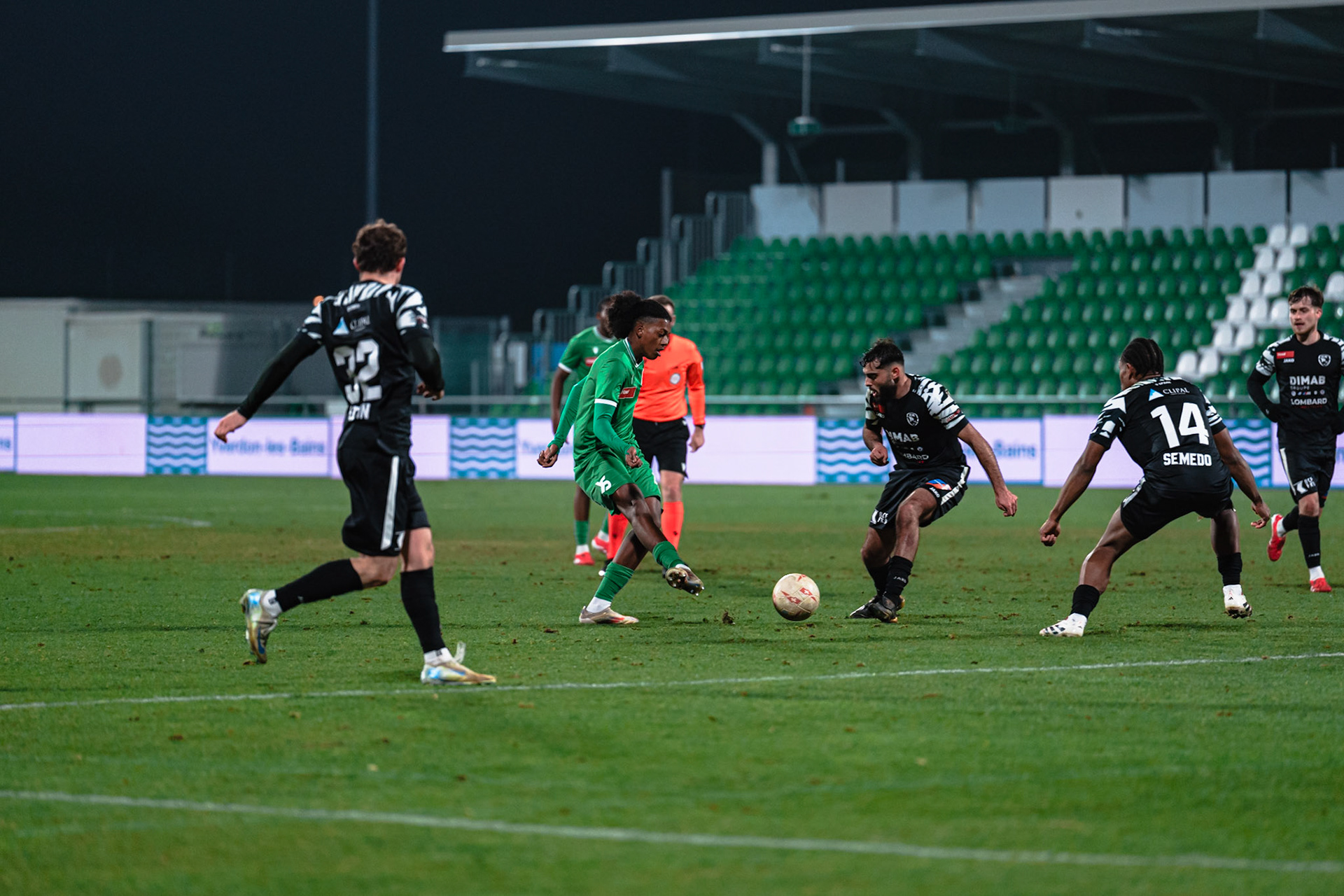 Yverdon Sport FC et Portalban-Gletterens au Stade Municipal (Christian António/LibsVisuals.com)