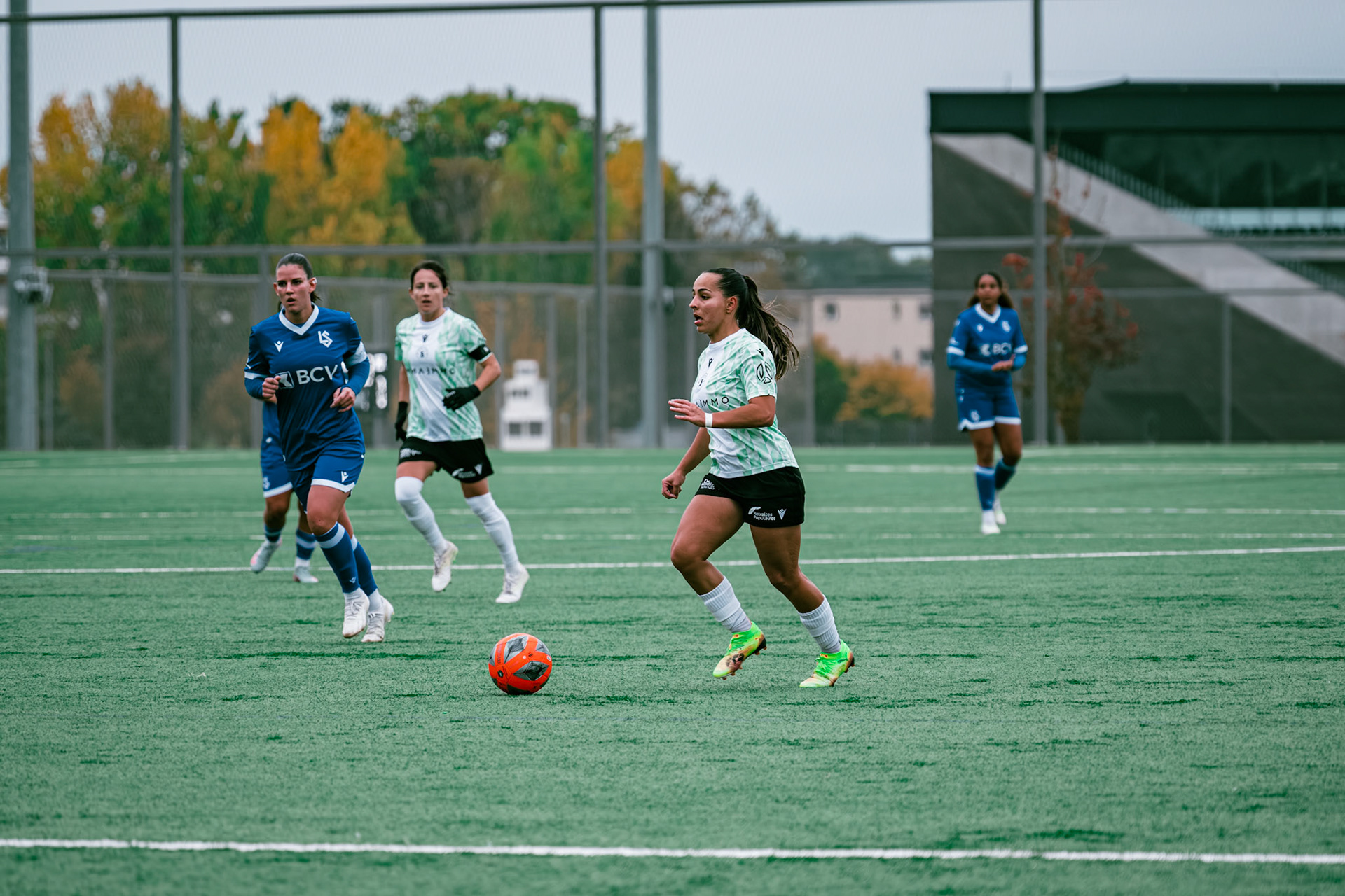 Match AXA Women’s Cup (1/16 de finale) opposant FC Lausanne-Sport et Yverdon Sport FC au Centre sportif de la Tuilière. (Christian António/LibsVisuals.com)