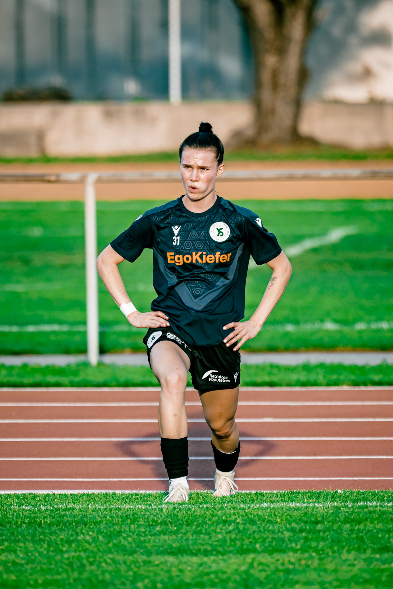 Match de championnat LNB (féminine) opposant le FC Sion Féminin à Yverdon Sport FC à l’Ancien Stand, Sion. (Christian António/LibsVisuals.com)