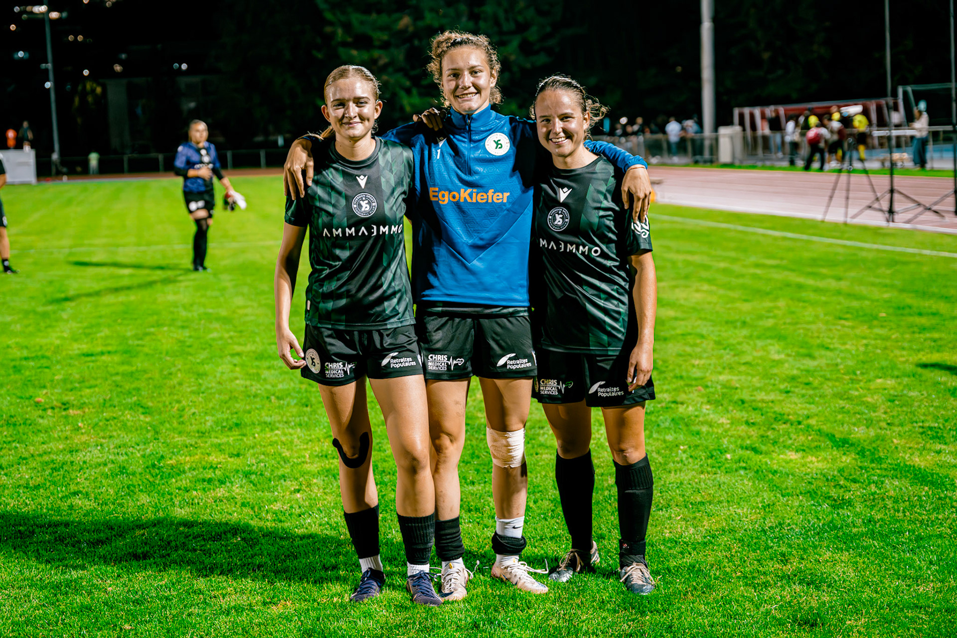 Match de championnat LNB (féminine) opposant le FC Sion Féminin à Yverdon Sport FC à l’Ancien Stand, Sion. (Christian António/LibsVisuals.com)