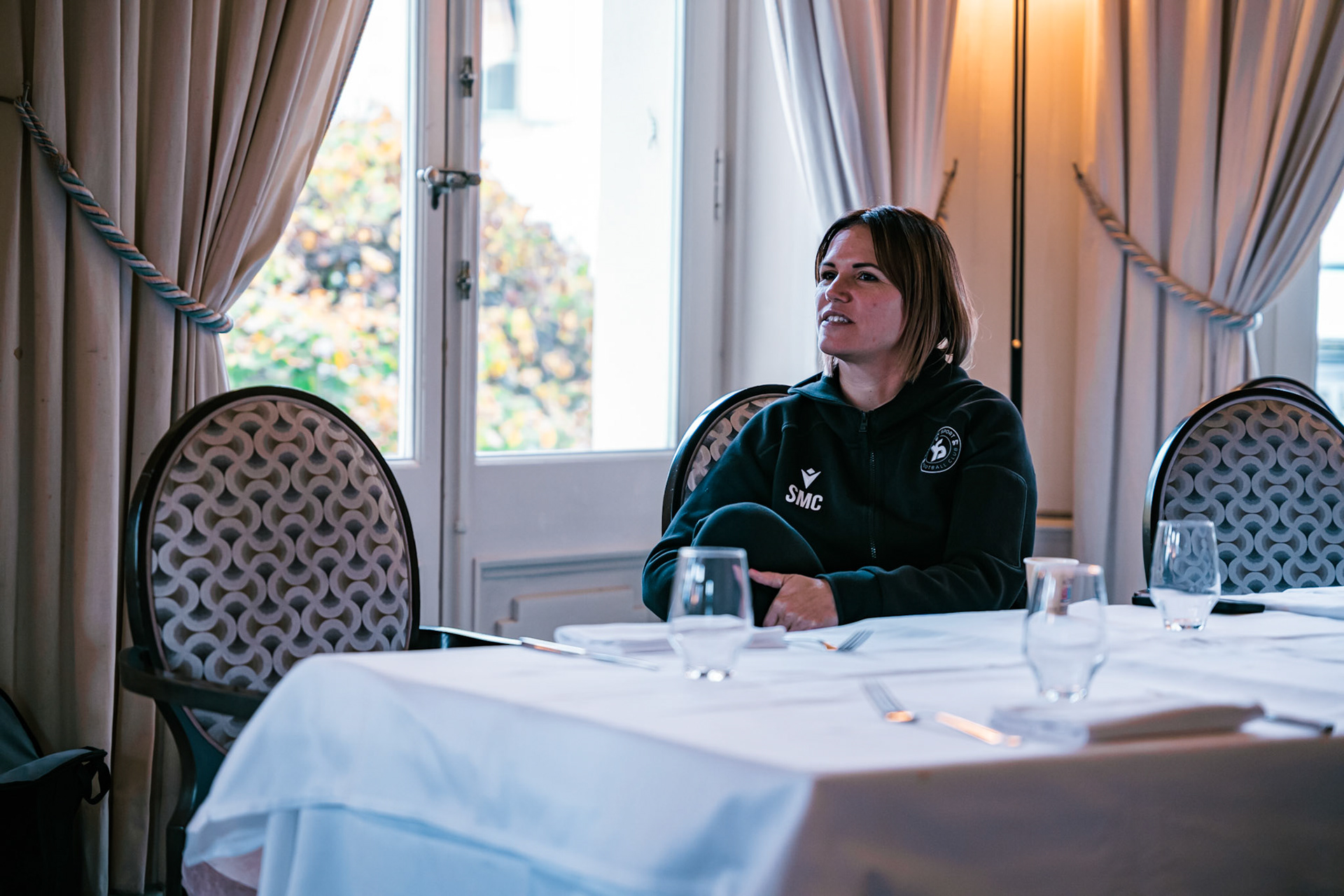 Match de championnat LNB féminine opposant Yverdon Sport FC et le FC Lugano au Stade Municipal, Yverdon-les-Bains. (Christian António / LibsVisuals.com)