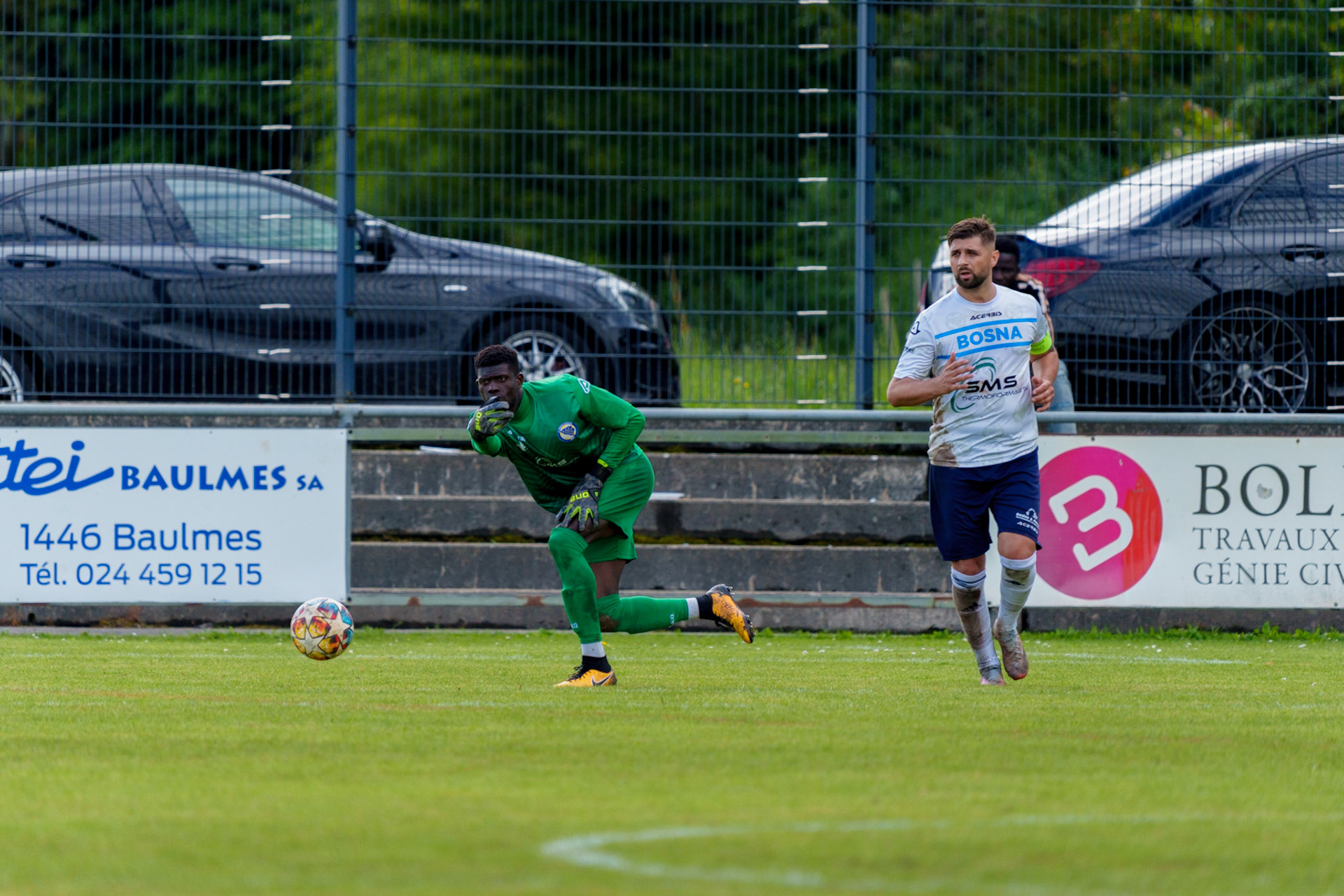 Match 2ème Ligue FC Bosna Yverdon - FC Vevey Sport II au Stade Sous-Ville à Baulmes