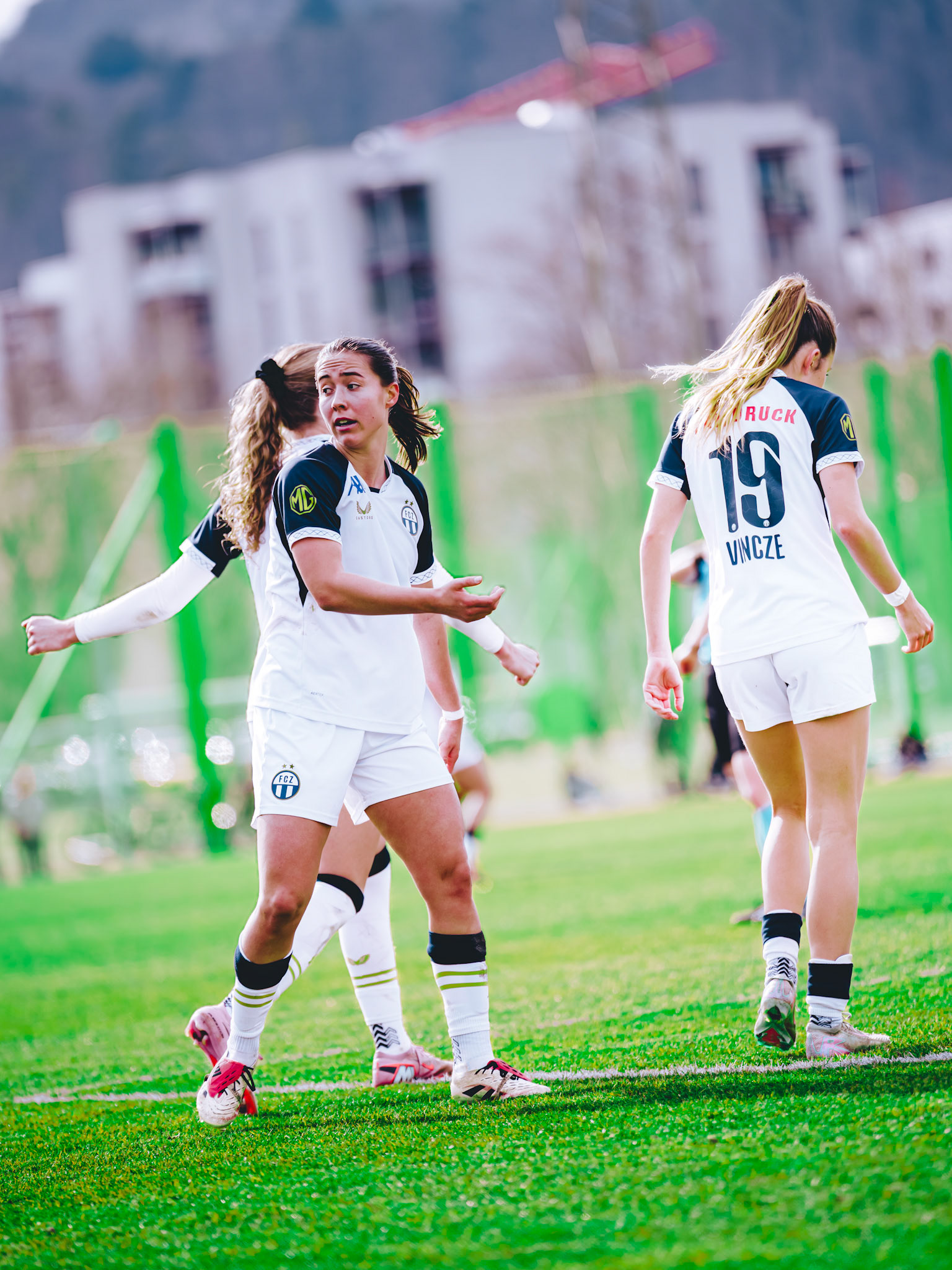AXA Women’s Cup opposant FC Zürich au Servette FC Chênois Féminin au Heerenschürli (Christian António / LibsVisuals.com)
