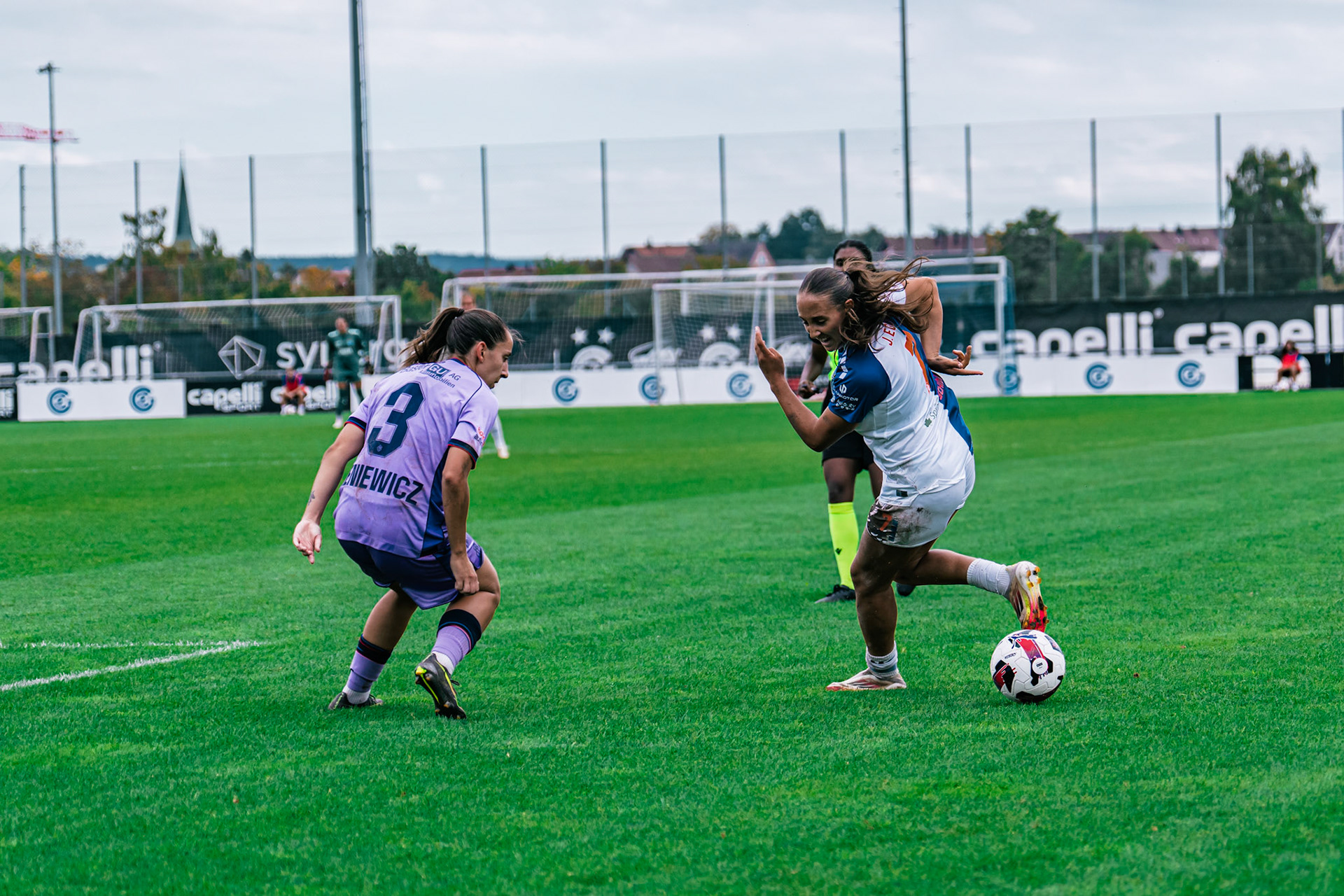 Match de l’AXA Women’s Super League opposant GC Frauenfussball et FC Basel 1893 au GC/Campus, Niederhasli (Platz 1). (Christian António/LibsVisuals.com)