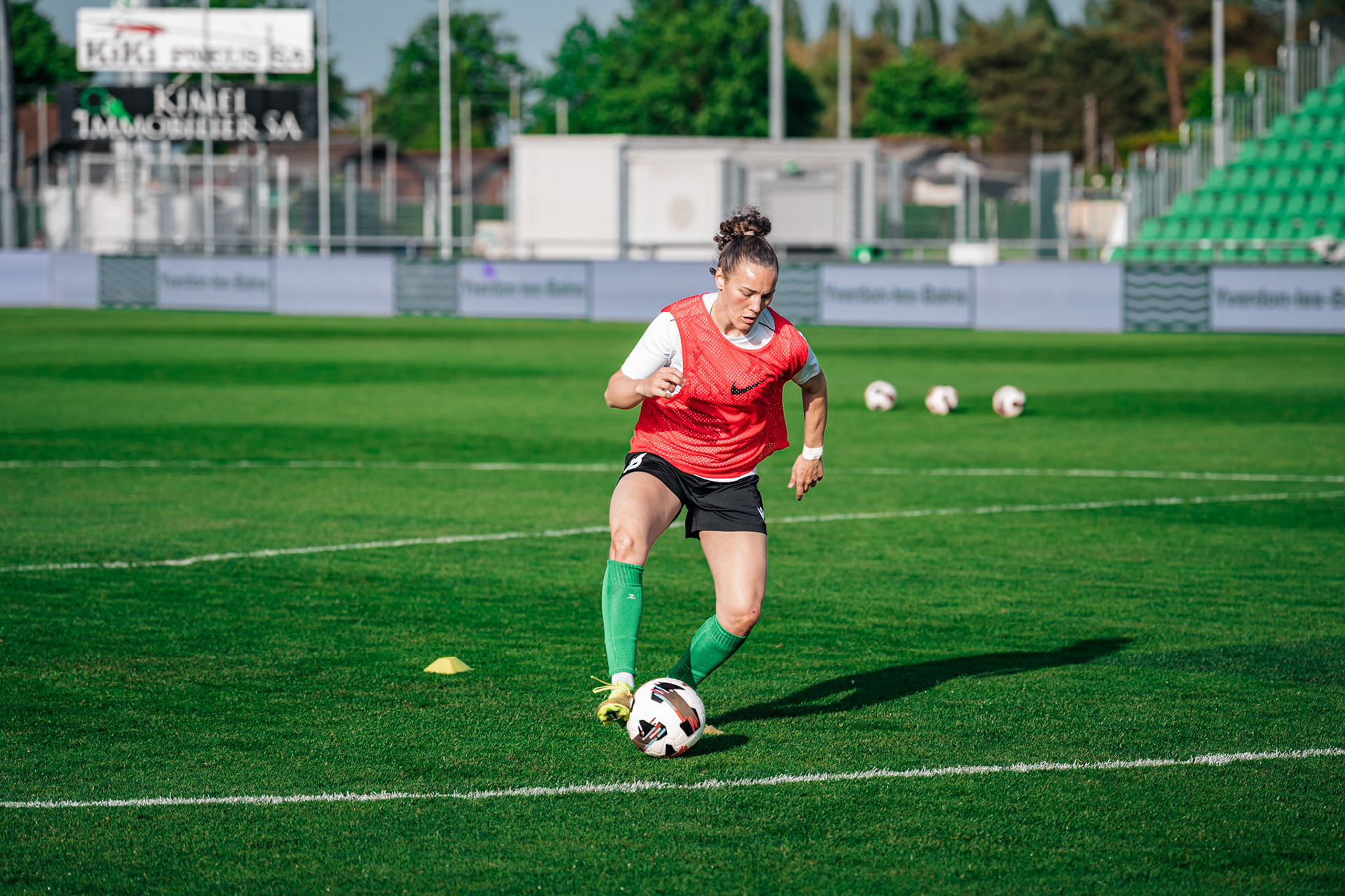 Yverdon Sport FC et FC Rapperswil-Jona au Stade Municipal. (Christian António/LibsVisuals.com)