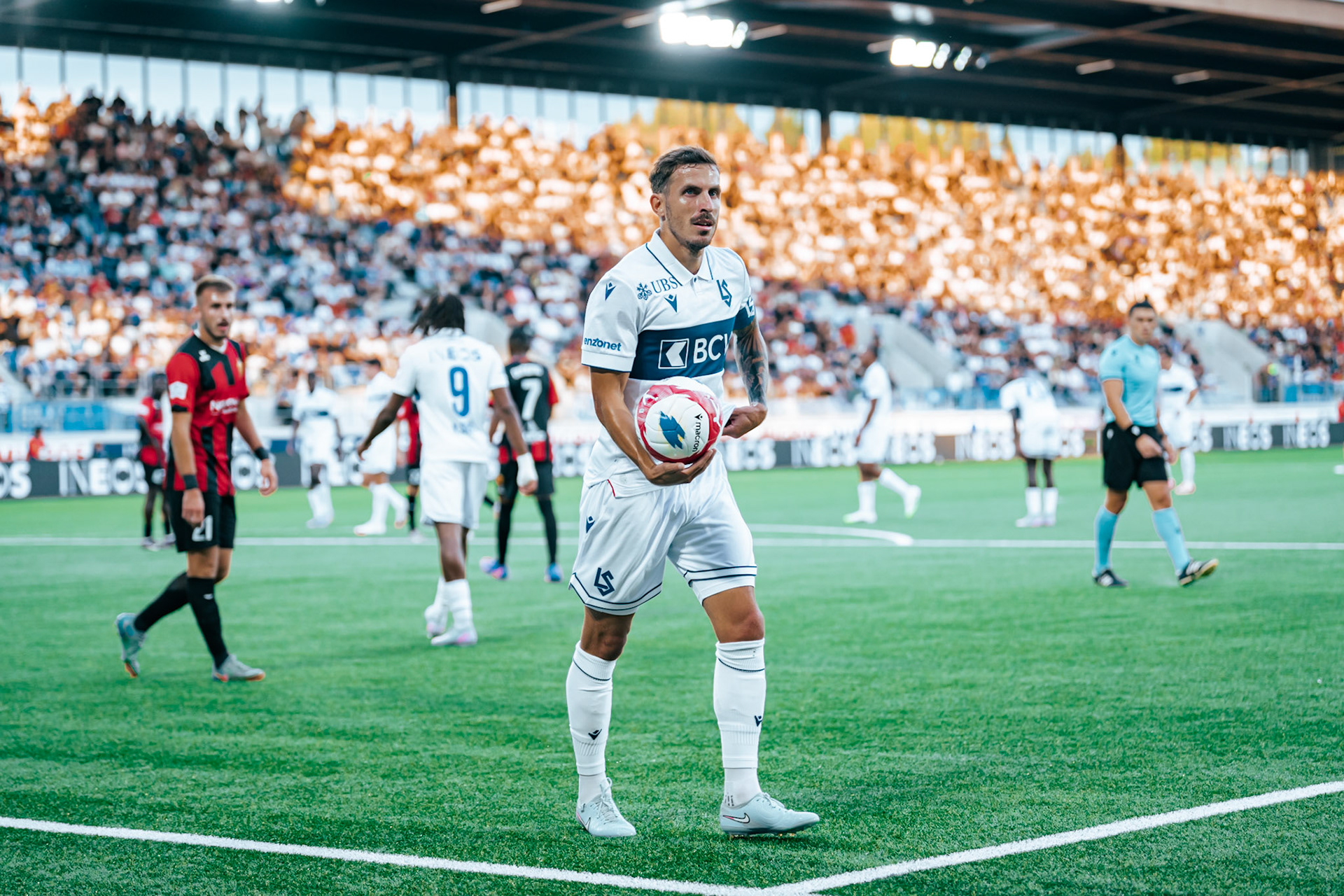 Lausanne-Sport - Vardar Skopje au Stade de la Tuilière. (Christian António/LibsVisuals.com)