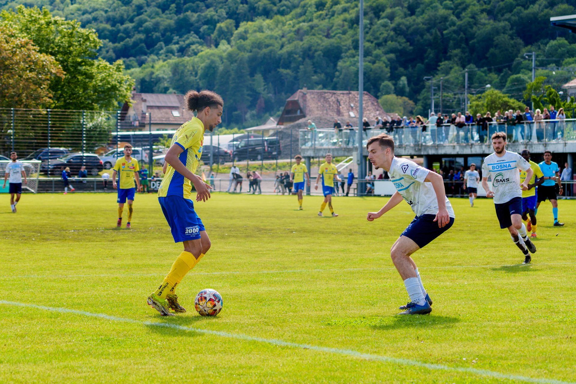 Match 2ème Ligue FC Bosna Yverdon - FC Vevey Sport II au Stade Sous-Ville à Baulmes