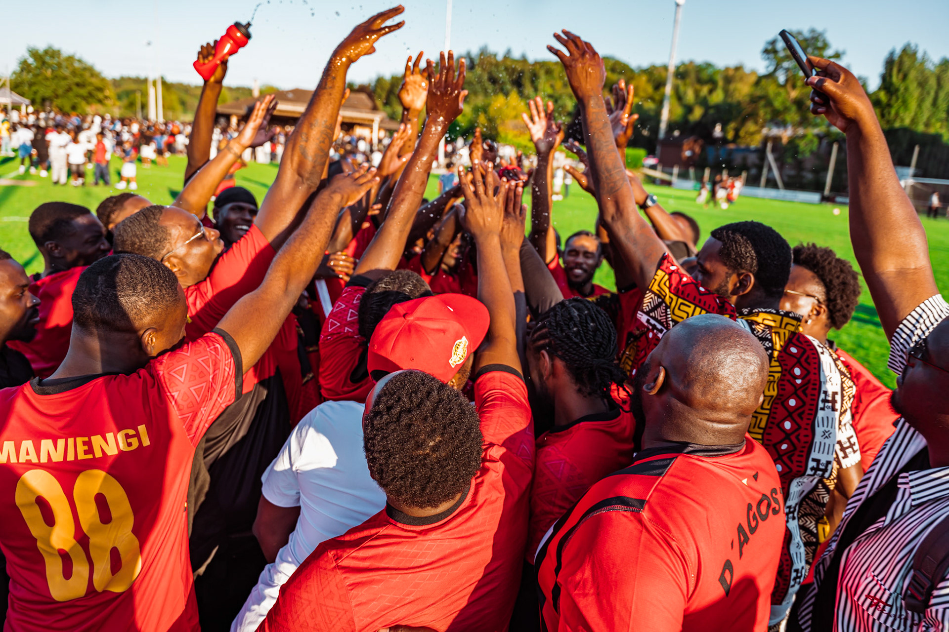 Match amical opposant l’Angola et le Cap-Vert (CanFribourg) au Terrain Communal de Corminboeuf. (Christian António/LibsVisuals.com)