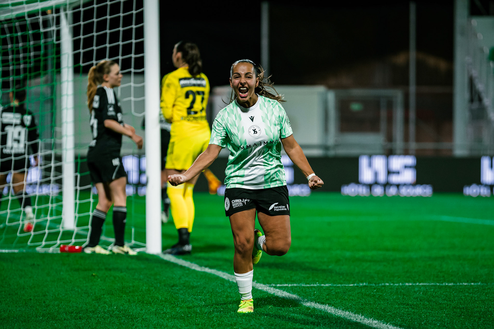 Match de championnat LNB (féminine) opposant Yverdon Sport FC et FC Wil 1900 au Stade Municipal, Yverdon. (Christian António/LibsVisuals.com)