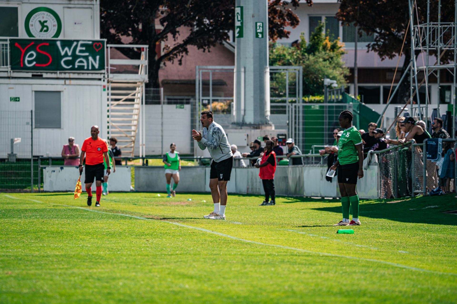 Yverdon Sport FC et FC Schlieren au Stade Municipal. (Christian António/LibsVisuals.com)