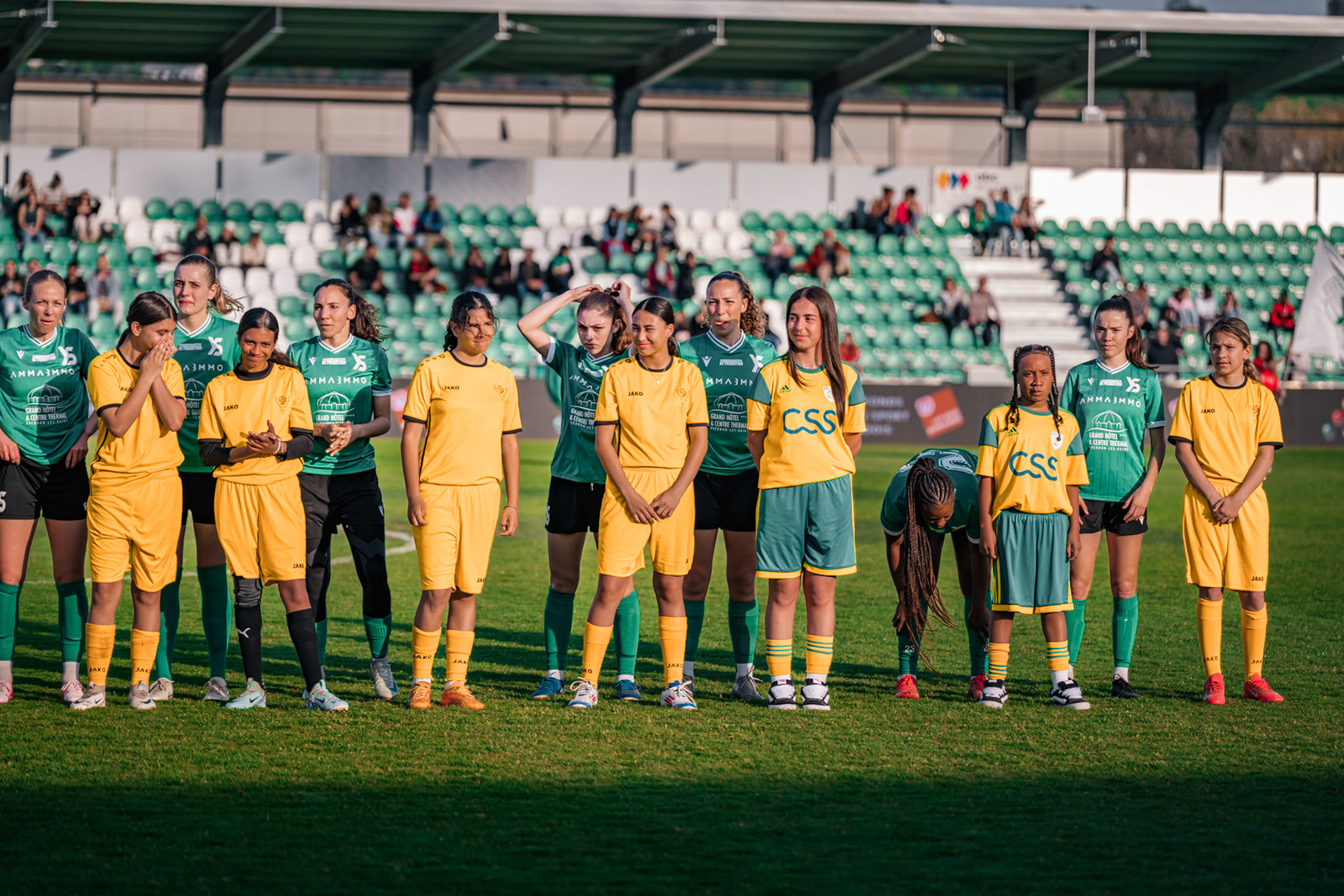 Yverdon Sport FC et Frauenteam Thun Berner-Oberland au Stade Municipal. (Christian António/LibsVisuals.com)