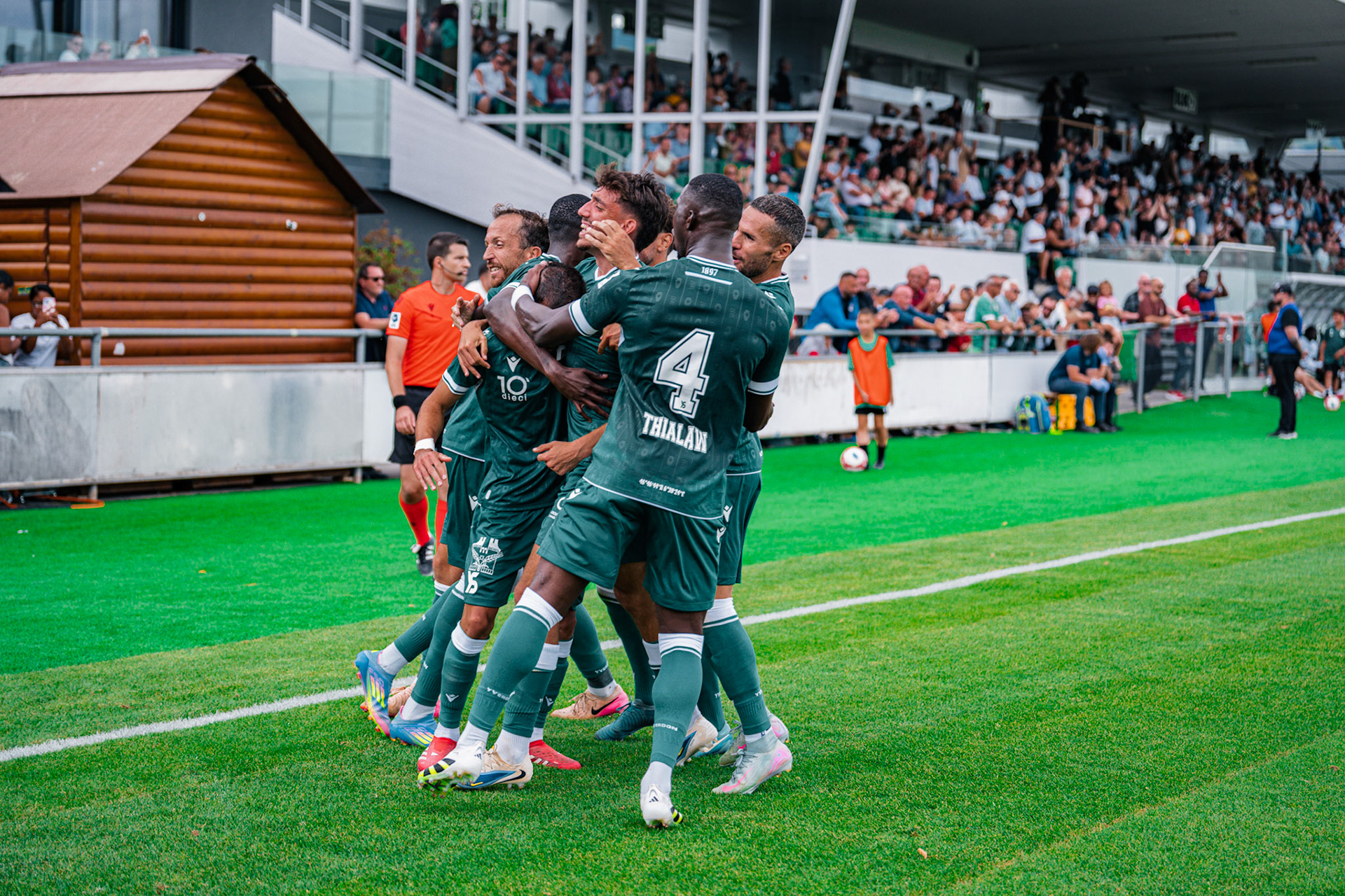 Match opposant Yverdon Sport FC face au Stade Lausanne Ouchy au Stade Municipal. (Christian António/LibsVisuals.com)