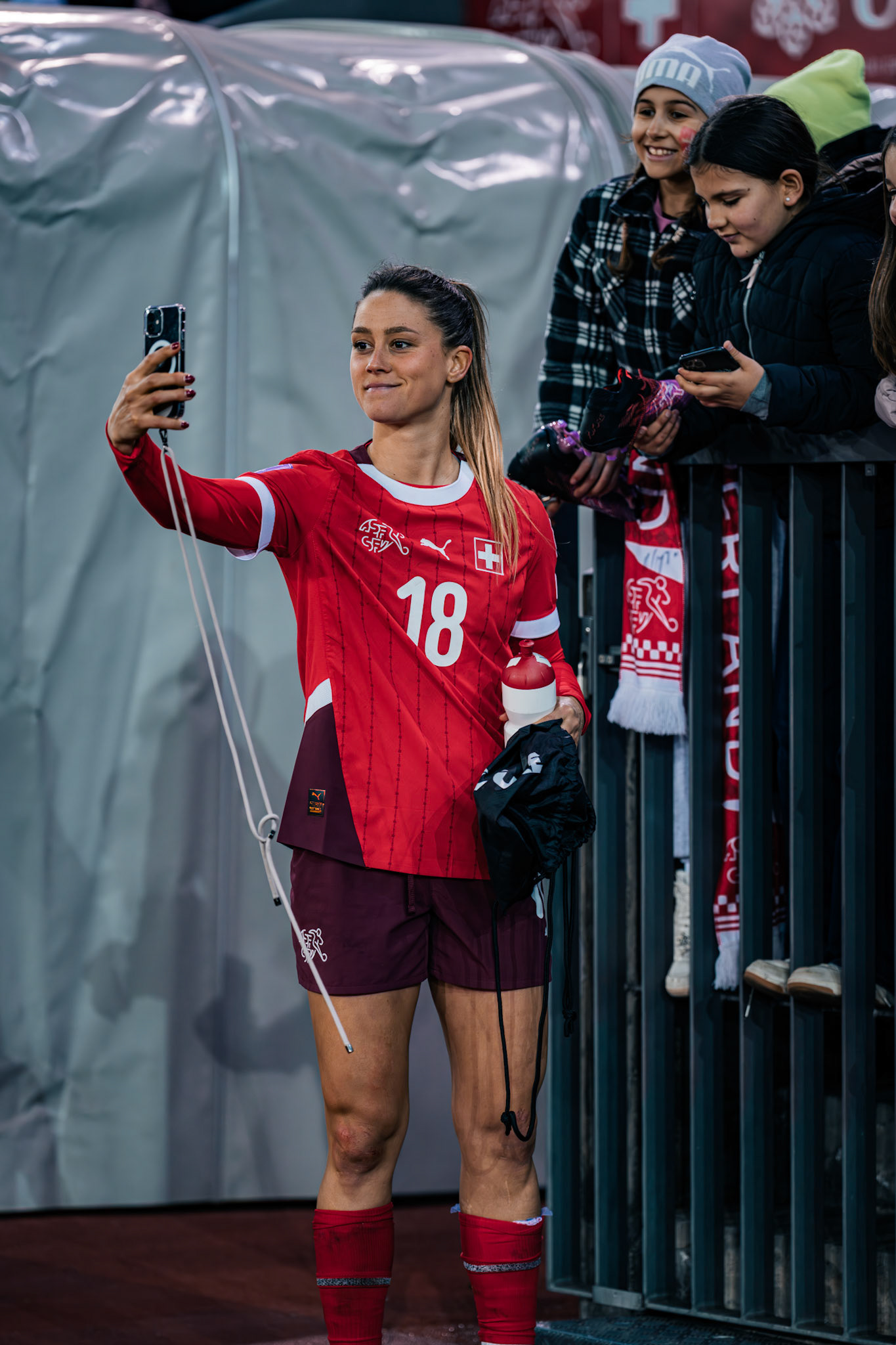UEFA Women's Nations League Suisse - Islande au Stadion Letzigrund. (Christian António/LibsVisuals.com)