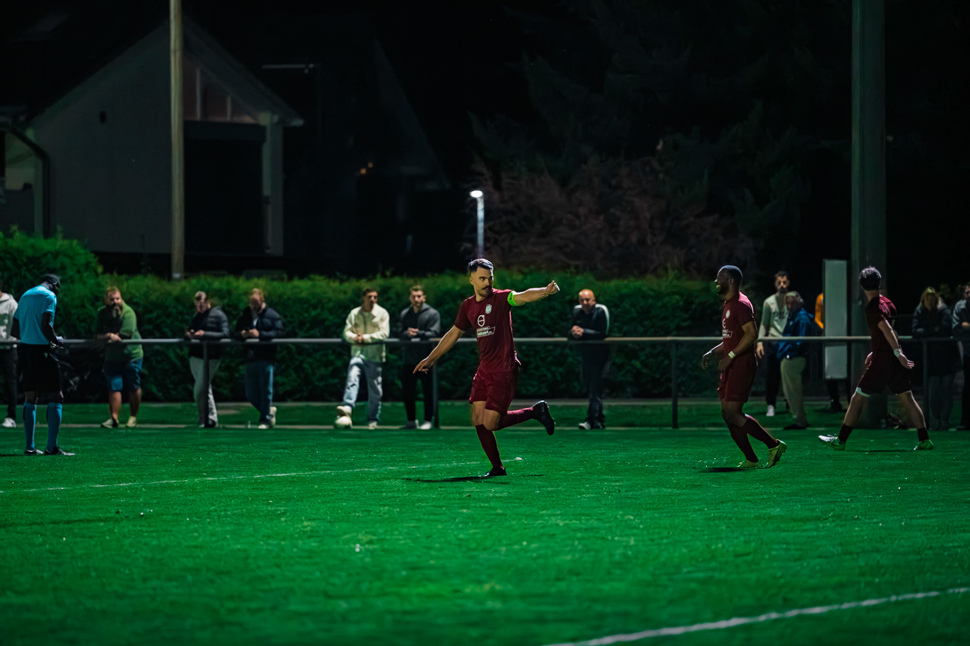 FC Domdidier et FC Cugy-Montet-Aumont-Murist I au Stade du Pâquier. (Christian António/LibsVisuals.com)
