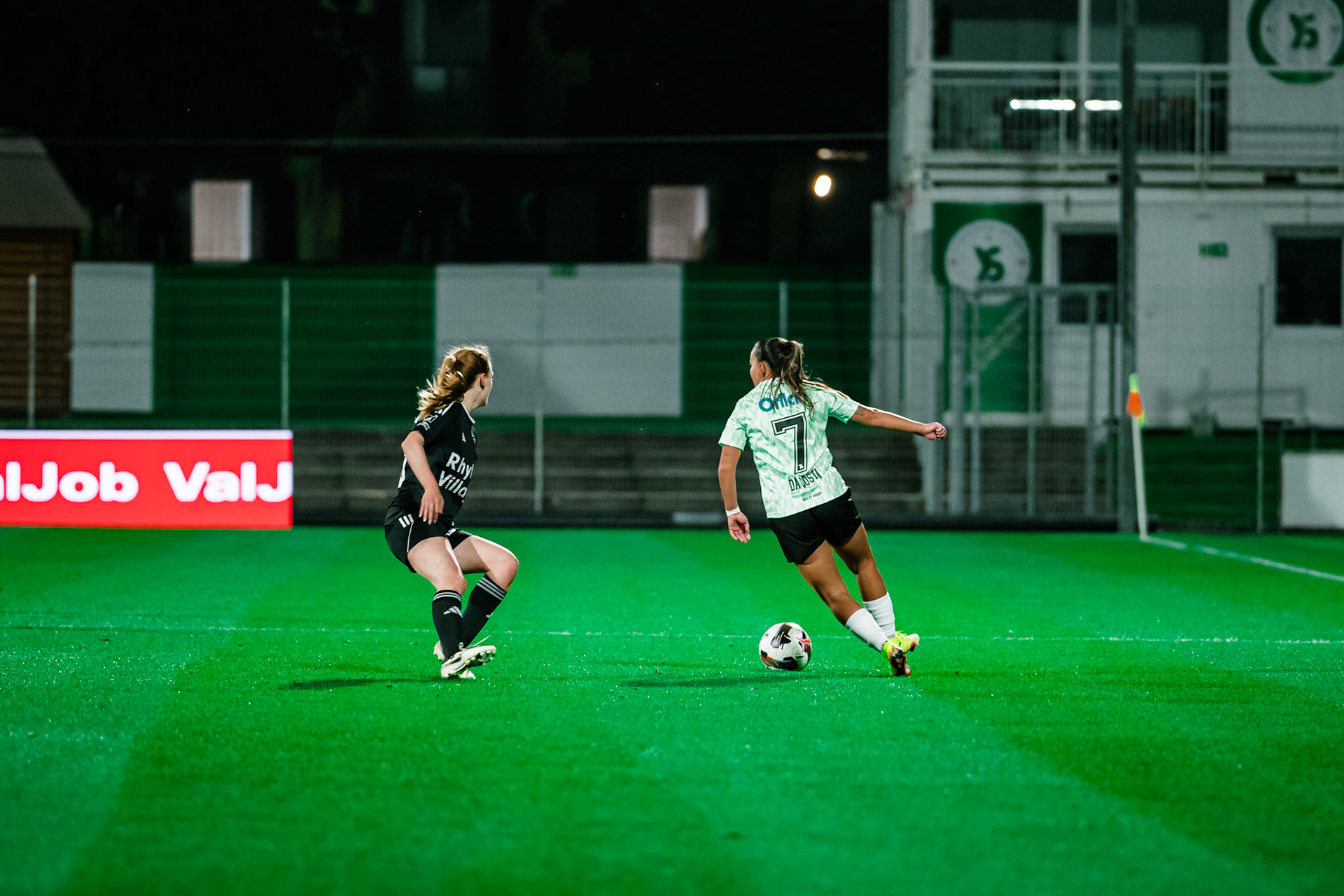 Match de championnat LNB (féminine) opposant Yverdon Sport FC et FC Wil 1900 au Stade Municipal, Yverdon. (Christian António/LibsVisuals.com)