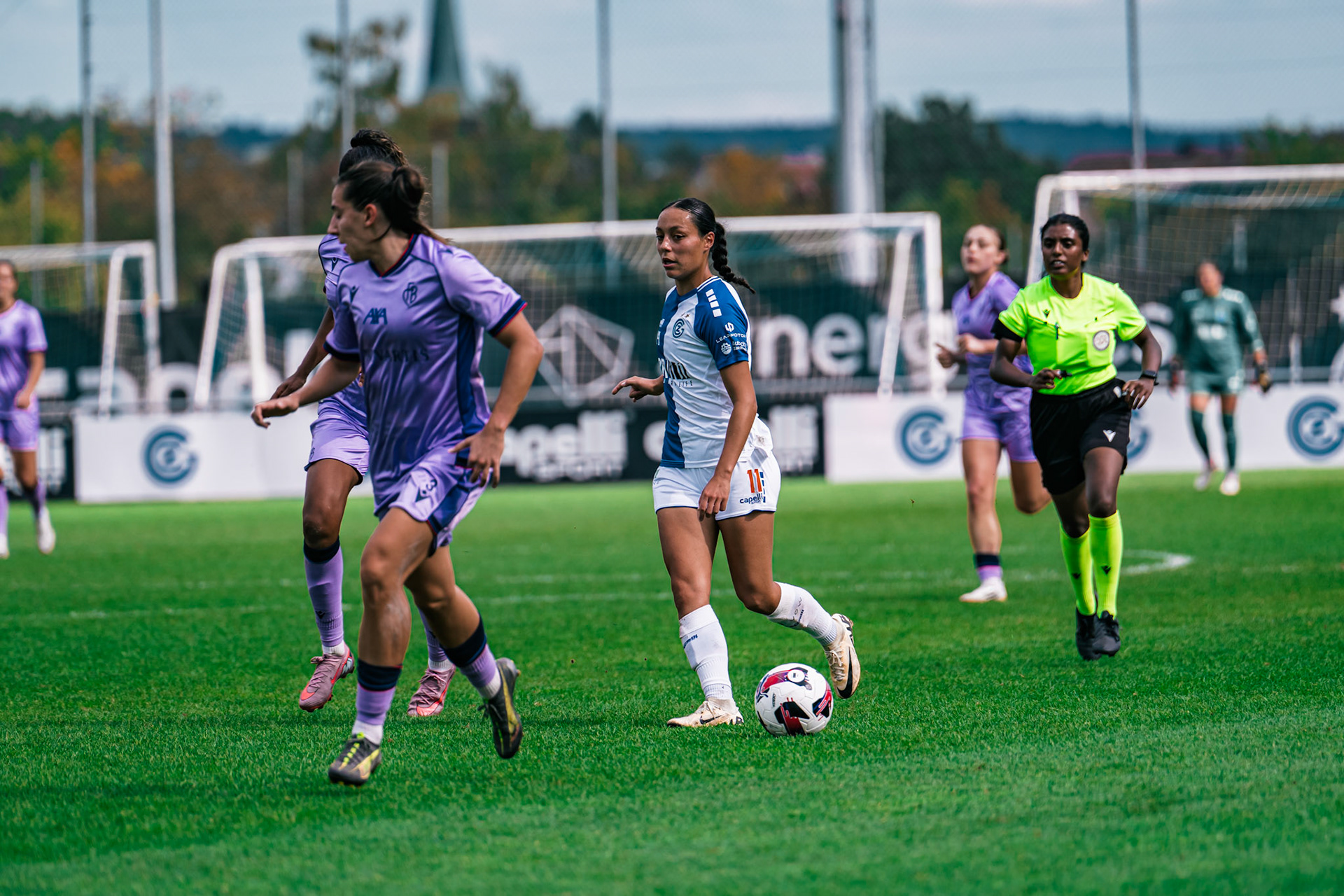 Match de l’AXA Women’s Super League opposant GC Frauenfussball et FC Basel 1893 au GC/Campus, Niederhasli (Platz 1). (Christian António/LibsVisuals.com)