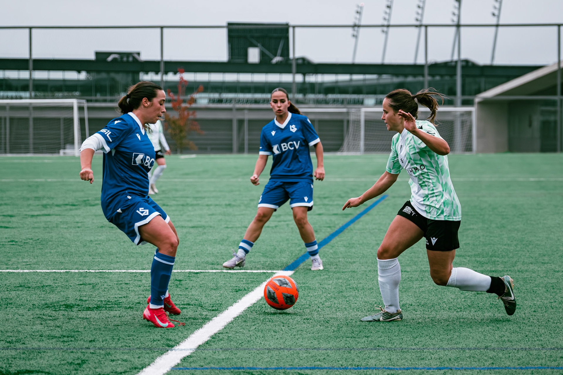 Match AXA Women’s Cup (1/16 de finale) opposant FC Lausanne-Sport et Yverdon Sport FC au Centre sportif de la Tuilière. (Christian António/LibsVisuals.com)