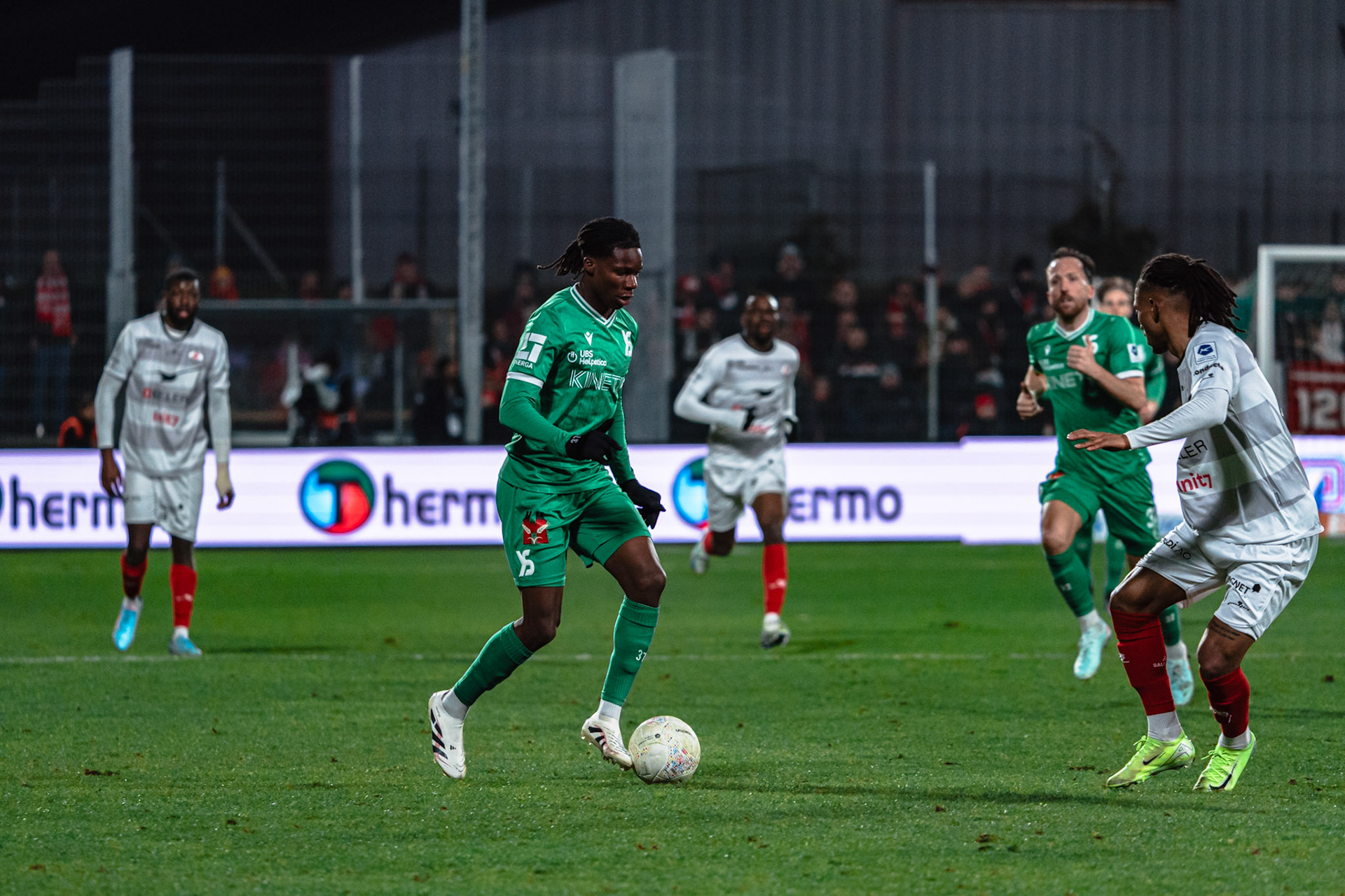 Yverdon Sport FC et FC Winterthur au Stade Municipal. (Christian António/LibsVisuals.com)