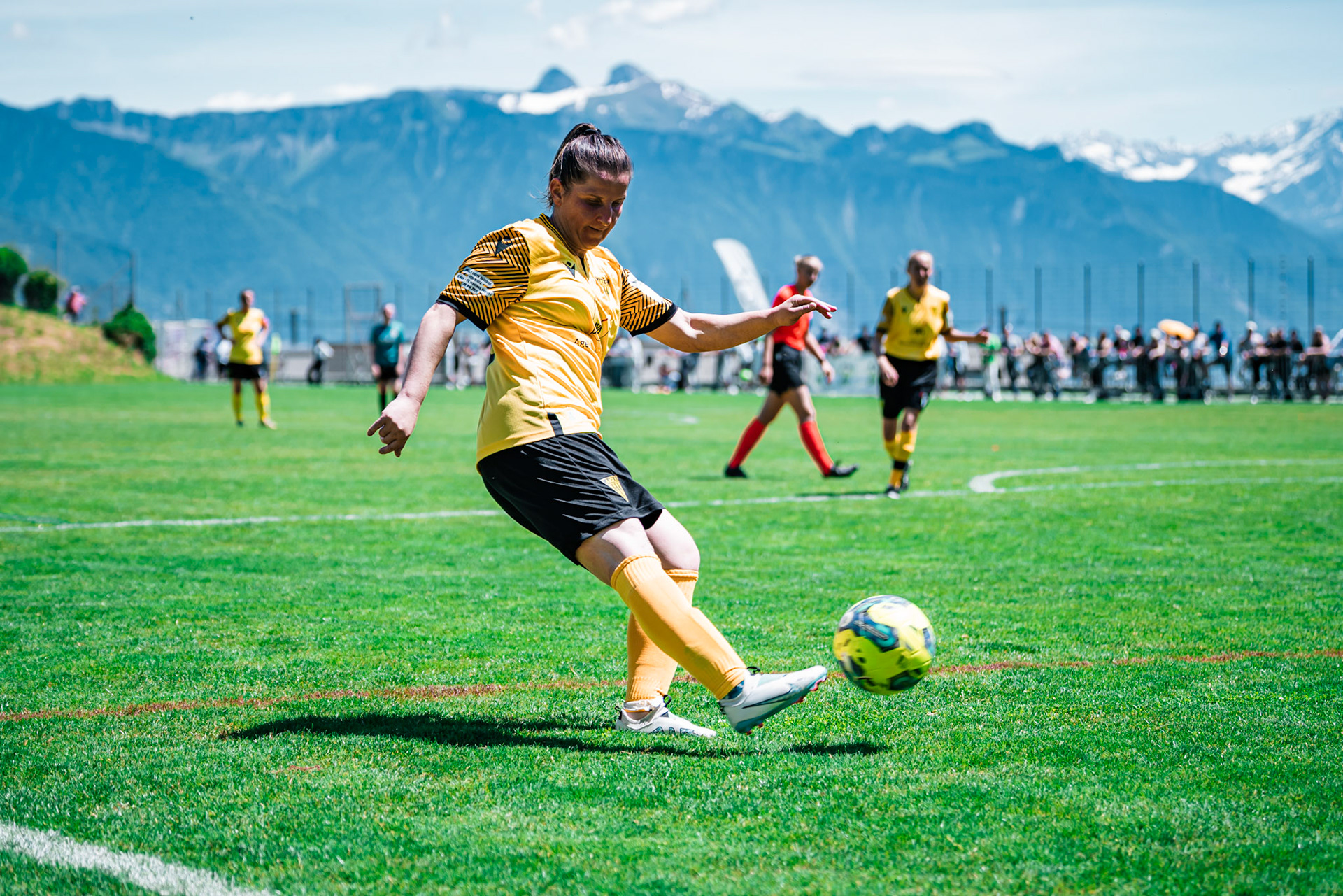 FC Aigle - FC Echallens Région I au Stade des Ruvines. (Christian António/LibsVisuals.com)
