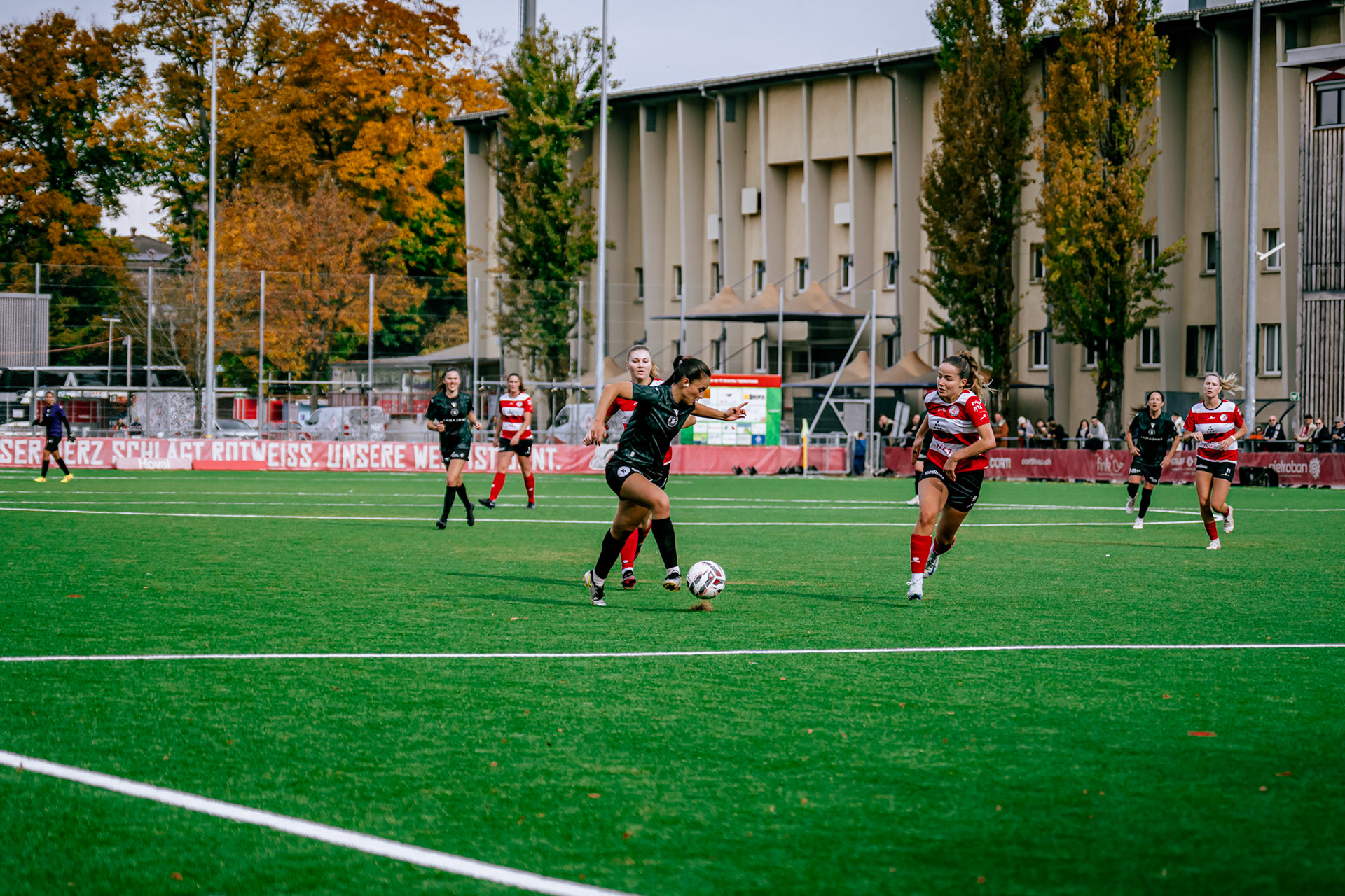 Match de championnat LNB Féminine opposant le FC Winterthur et Yverdon Sport FC au Schützenwiese, Winterthur. (Christian António/LibsVisuals.com)