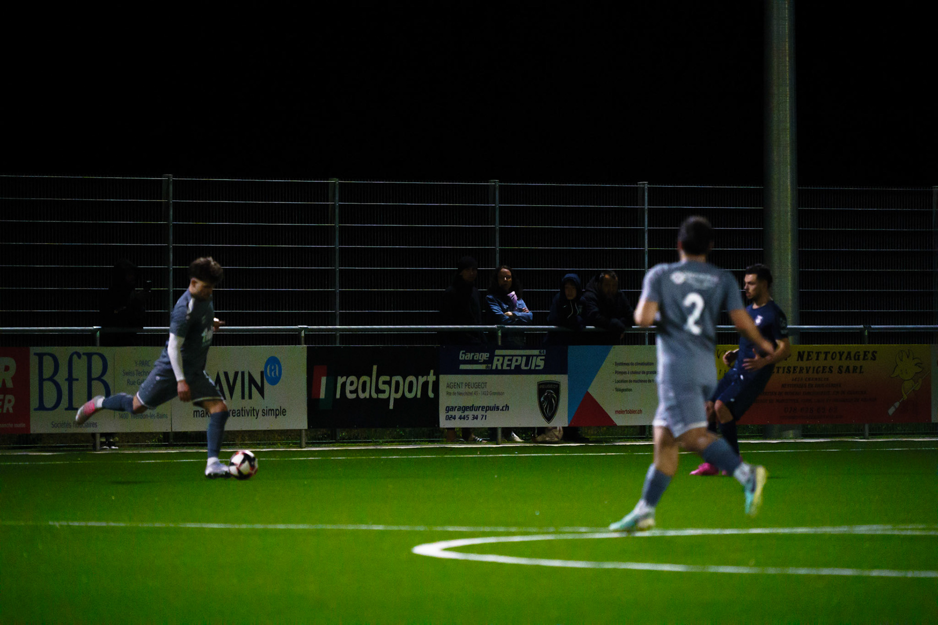 Match 2ème Ligue FC Champagne - FC Grandson-Tuileries au Terrain de Sport de Derrière-Ville à Champagne