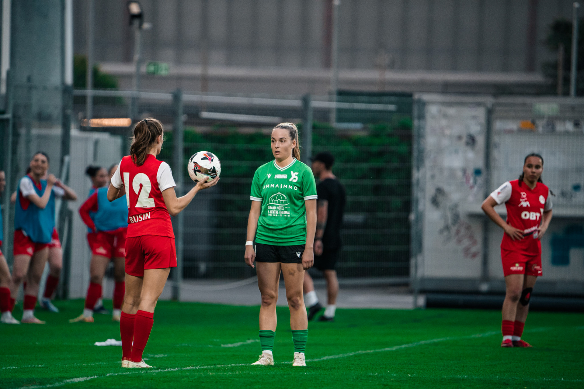 Yverdon Sport FC et FC Rapperswil-Jona au Stade Municipal. (Christian António/LibsVisuals.com)