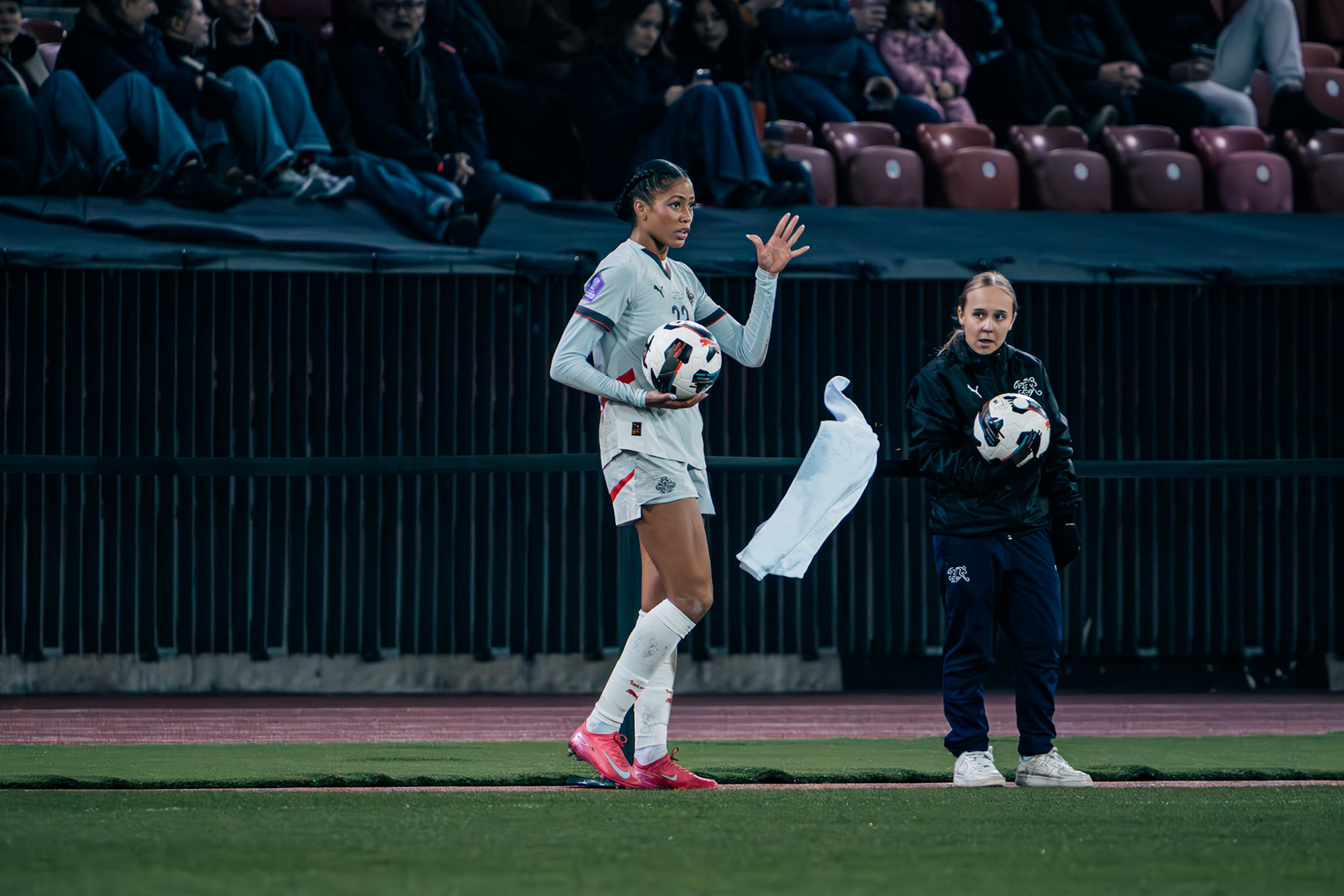 UEFA Women's Nations League Suisse - Islande au Stadion Letzigrund. (Christian António/LibsVisuals.com)