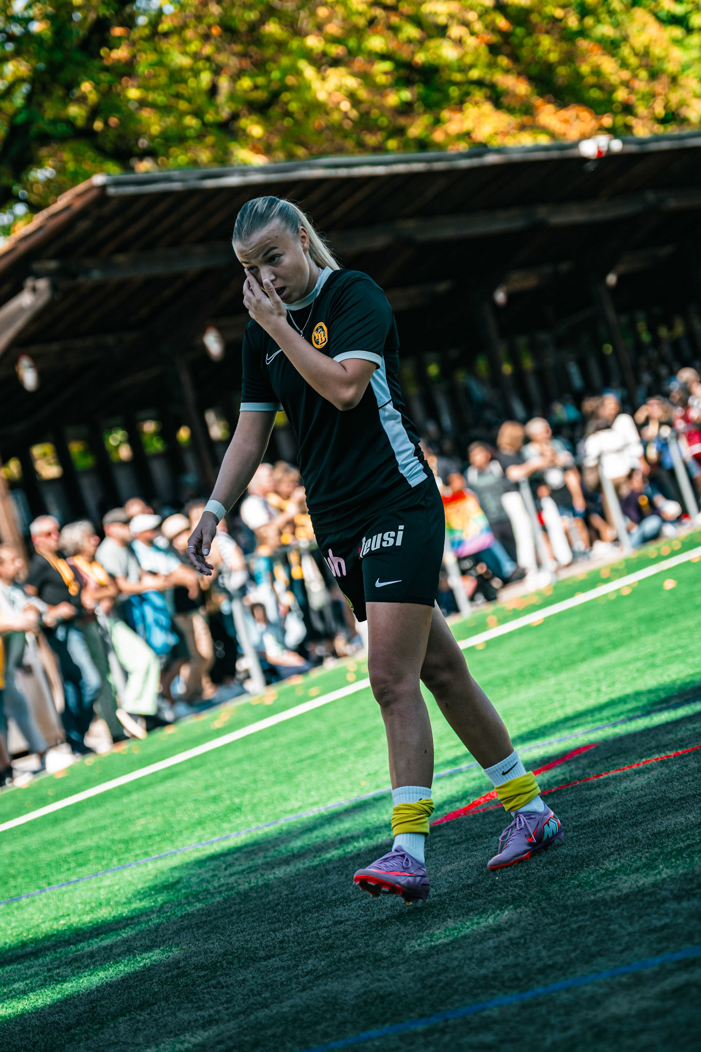 Match de l’AXA Women’s Super League opposant BSC YB Frauen et Servette FC Chênois Féminin au Spitalacker (Kunstrasenfeld), Bern. (Christian António/LibsVisuals.com)