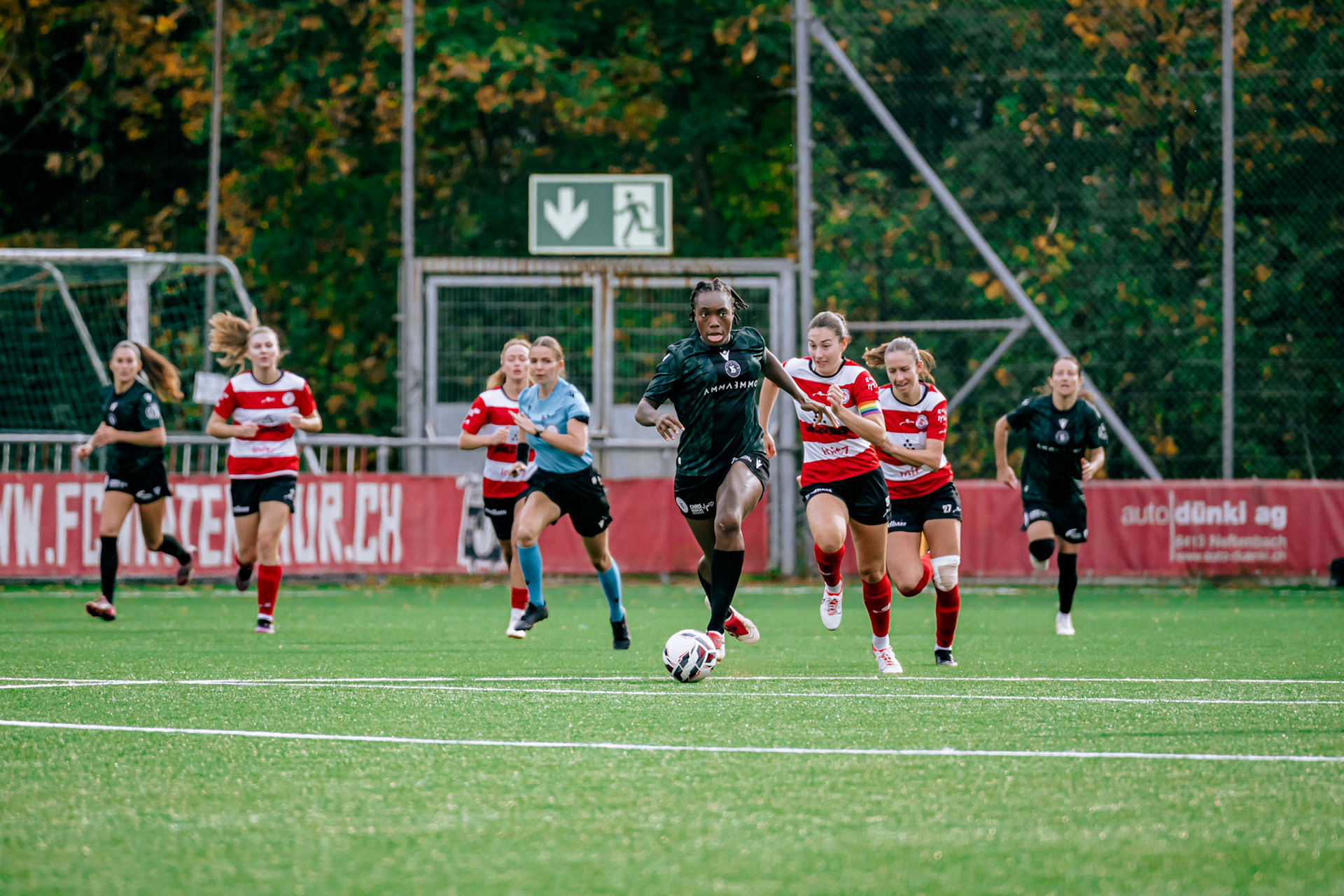 Match de championnat LNB Féminine opposant le FC Winterthur et Yverdon Sport FC au Schützenwiese, Winterthur. (Christian António/LibsVisuals.com)