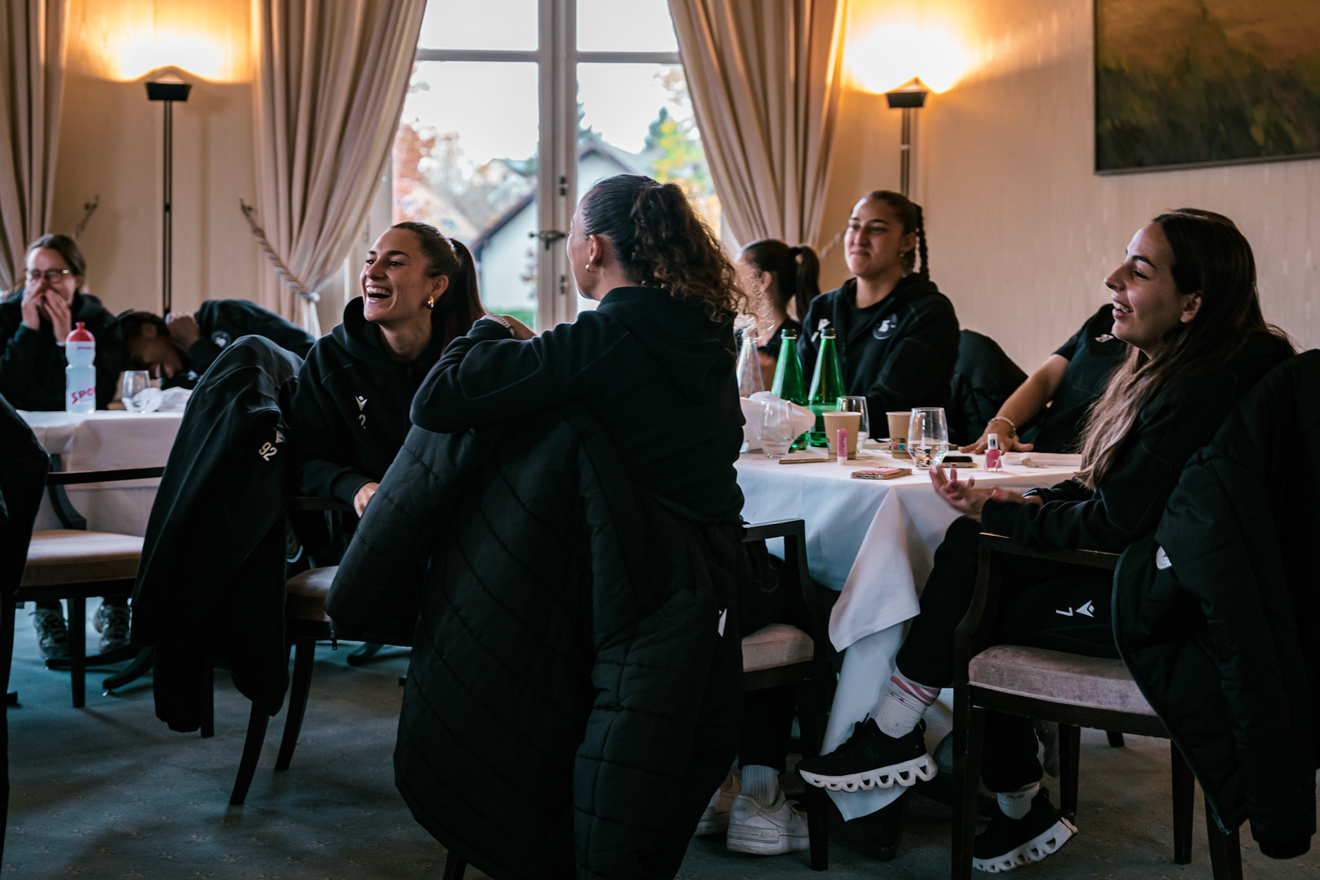 Match de championnat LNB féminine opposant Yverdon Sport FC et le FC Lugano au Stade Municipal, Yverdon-les-Bains. (Christian António / LibsVisuals.com)