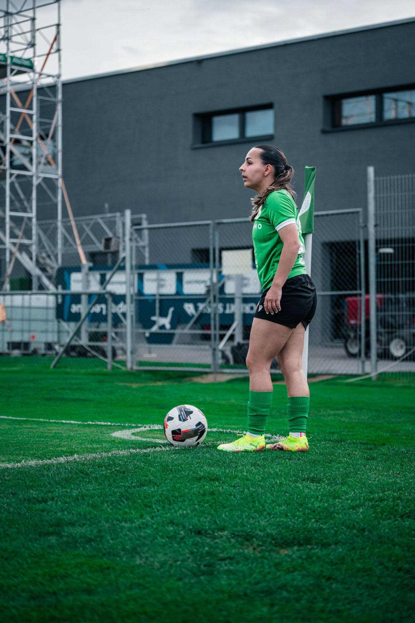 Yverdon Sport FC et FC Rapperswil-Jona au Stade Municipal. (Christian António/LibsVisuals.com)
