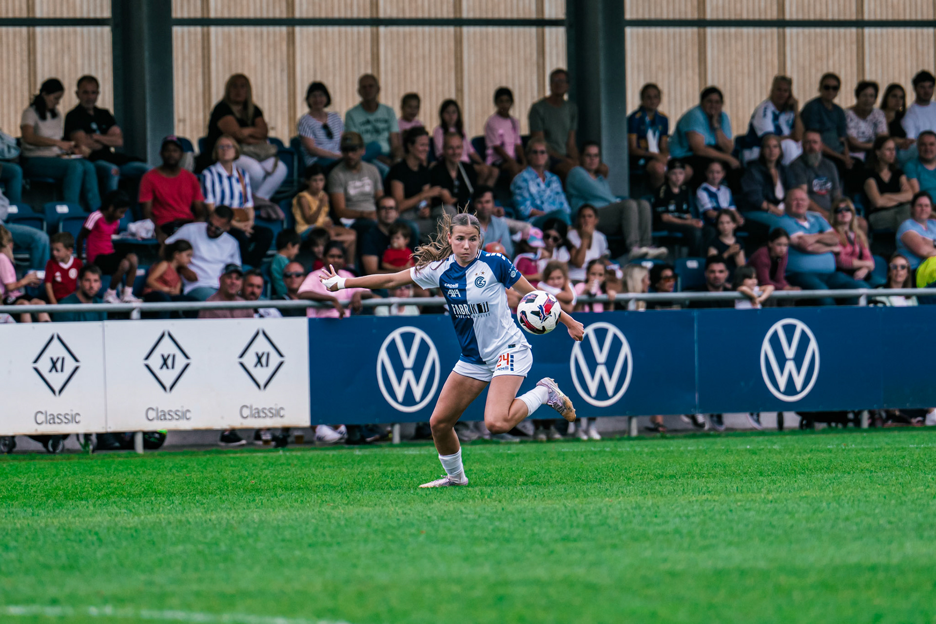 Match de l’AXA Women’s Super League opposant GC Frauenfussball et FC Basel 1893 au GC/Campus, Niederhasli (Platz 1). (Christian António/LibsVisuals.com)