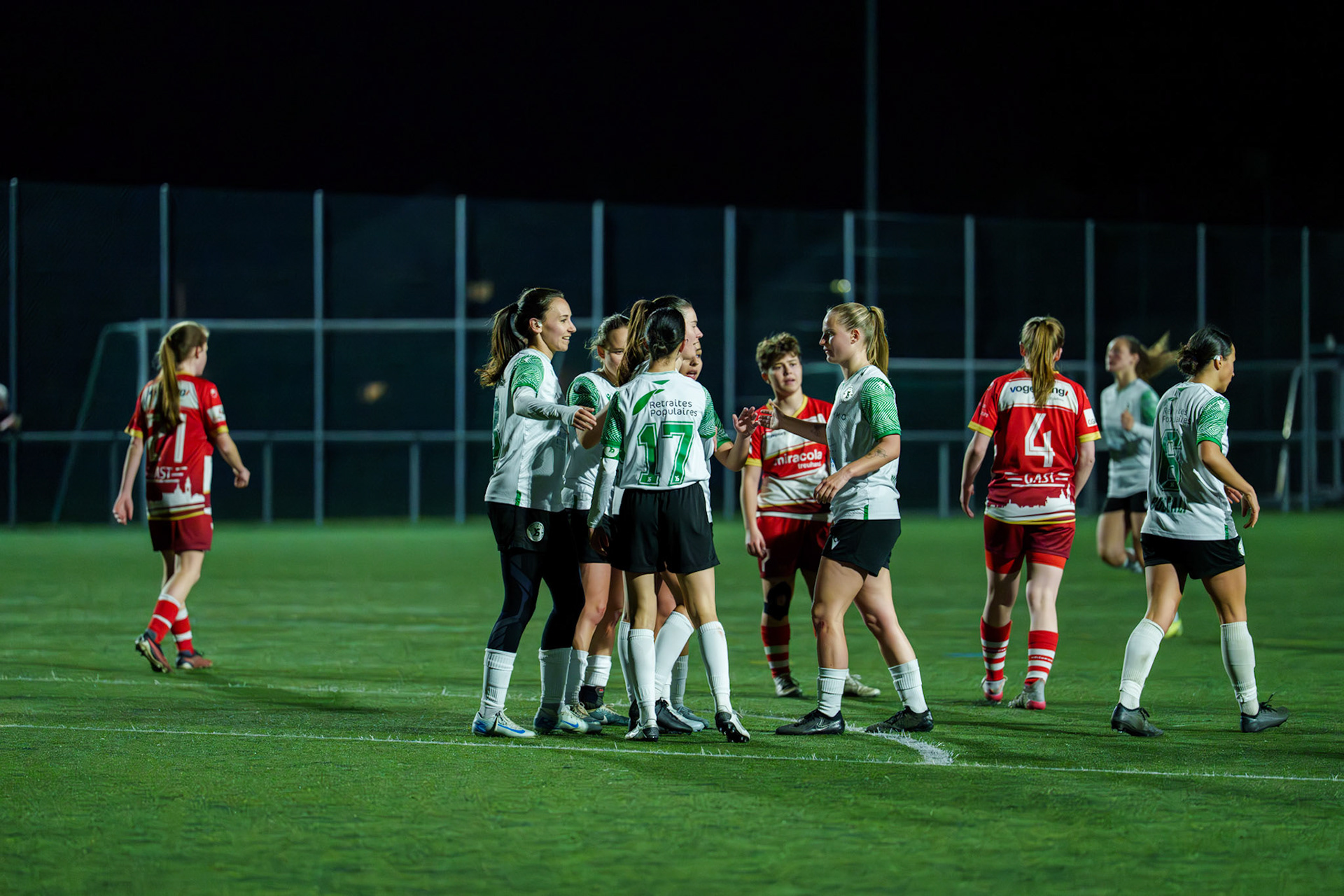 FC Solothurn Frauen et Yverdon Sport FC au Stadion FC Solothurn. (Christian António/LibsVisuals.com)