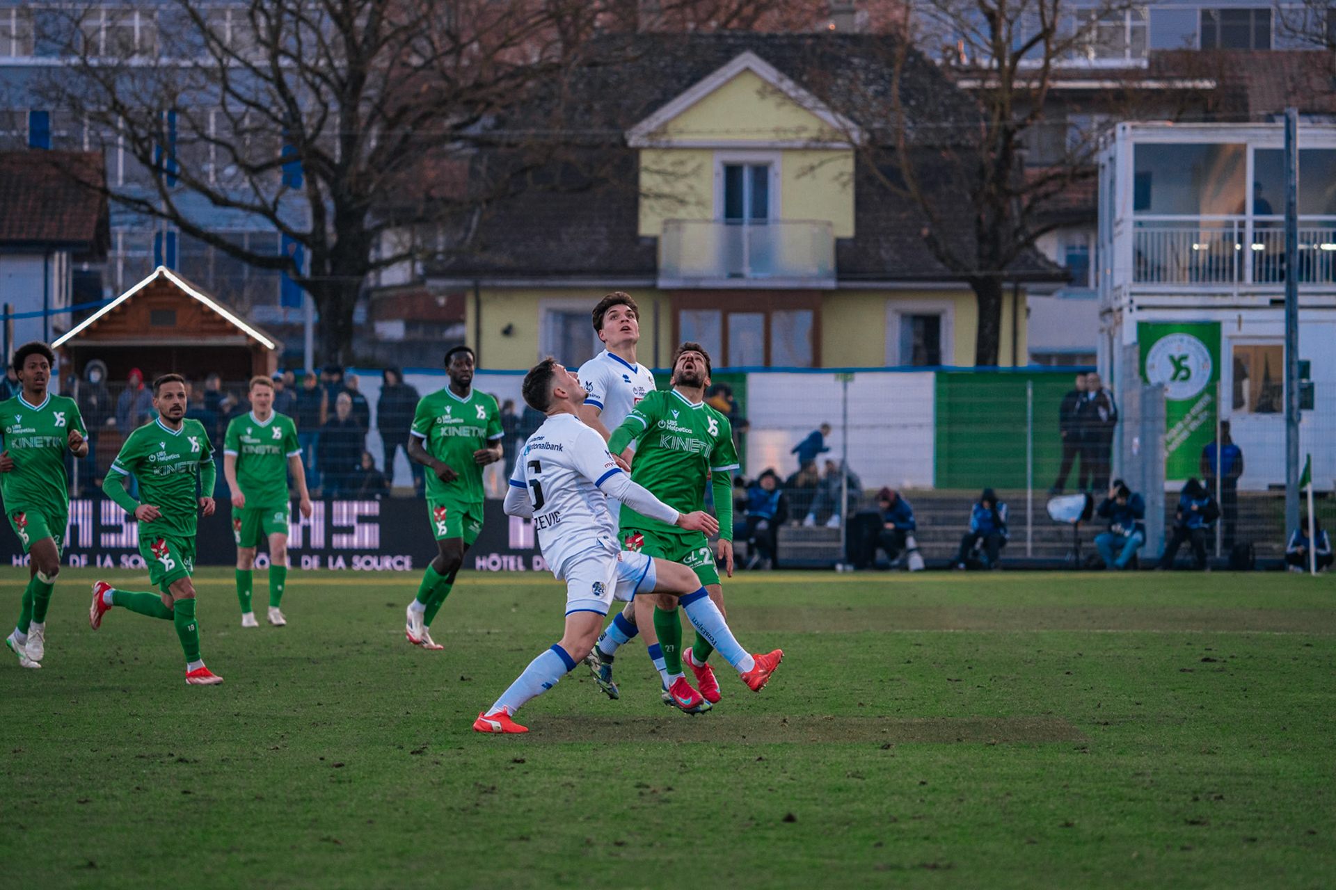 Yverdon Sport FC et FC Luzern au Stade Municipal. (Christian António/LibsVisuals.com)