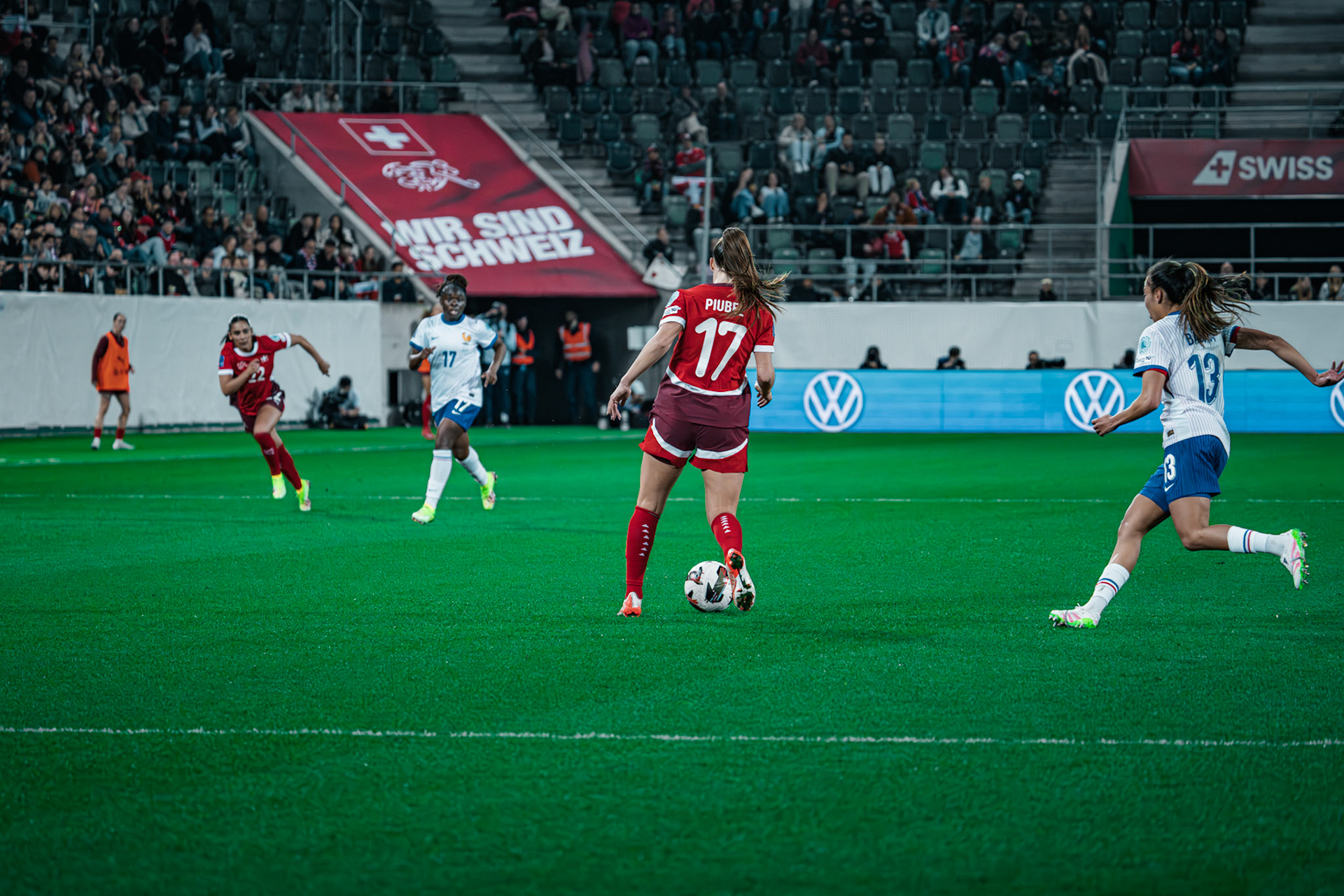 UEFA Women’s Nations League Suisse - France au Kybunpark. (Christian António/LibsVisuals.com)
