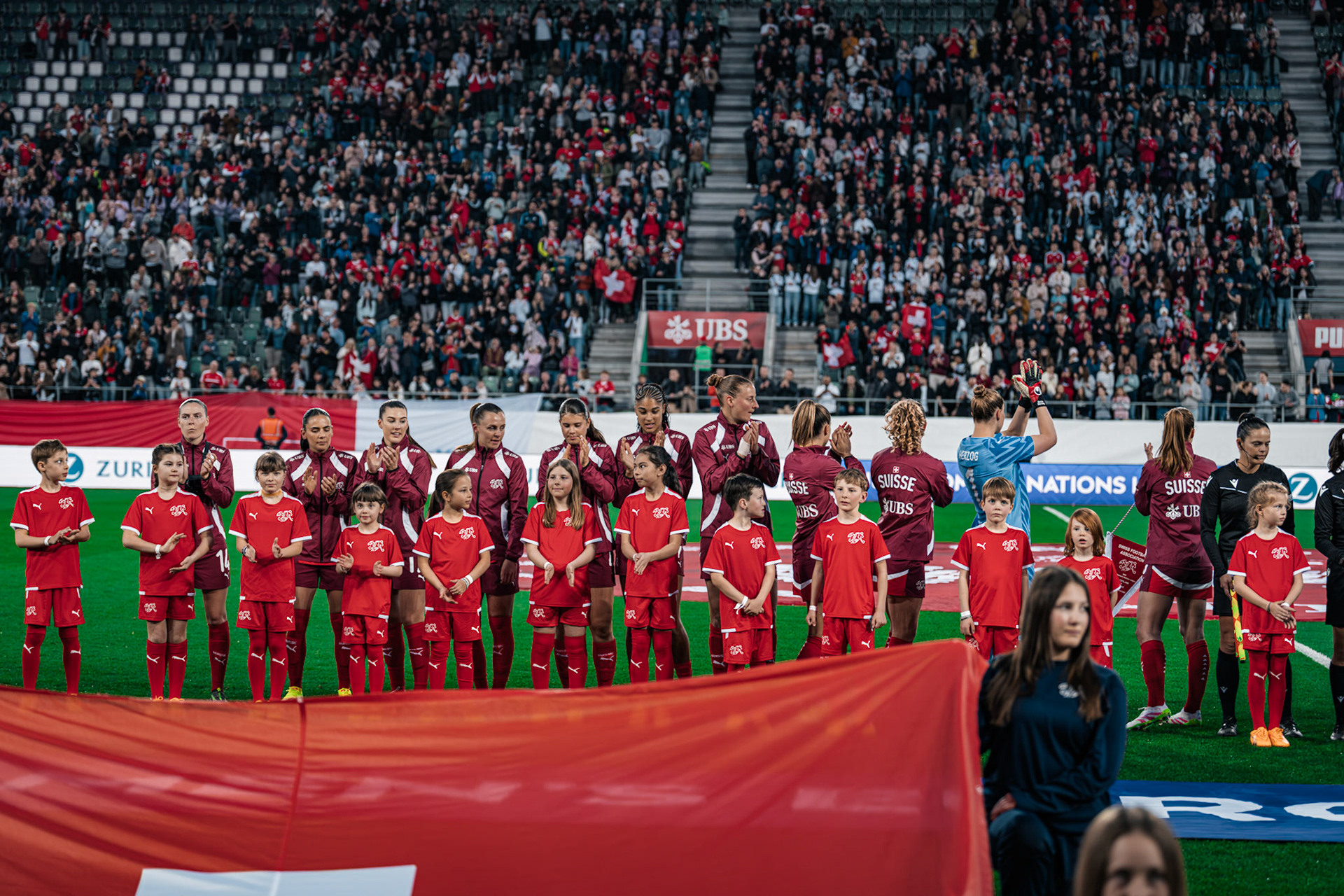 UEFA Women’s Nations League Suisse - France au Kybunpark. (Christian António/LibsVisuals.com)