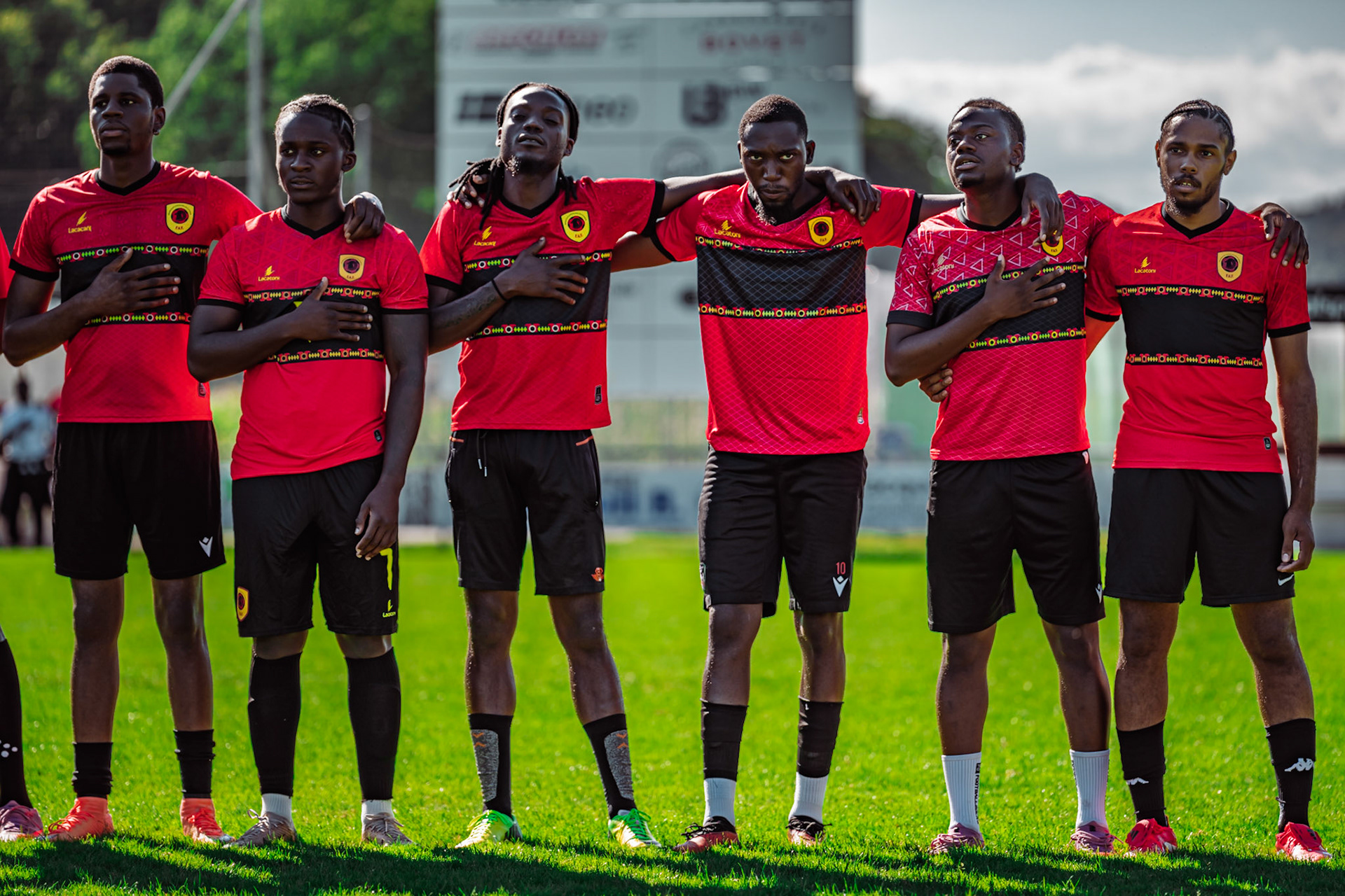 Match amical opposant l’Angola et le Cap-Vert (CanFribourg) au Terrain Communal de Corminboeuf. (Christian António/LibsVisuals.com)