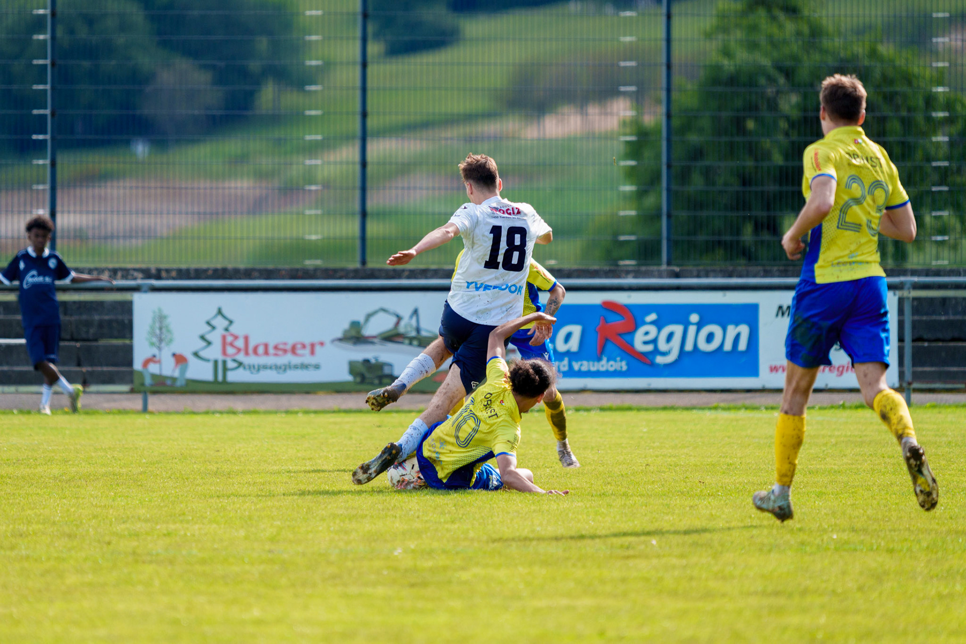 Match 2ème Ligue FC Bosna Yverdon - FC Vevey Sport II au Stade Sous-Ville à Baulmes
