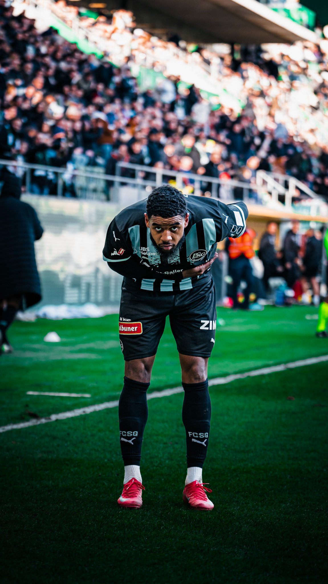 FC Saint-Gall 1879 et Lausanne-Sport FC au Kybunpark. (Christian António/LibsVisuals.com)
