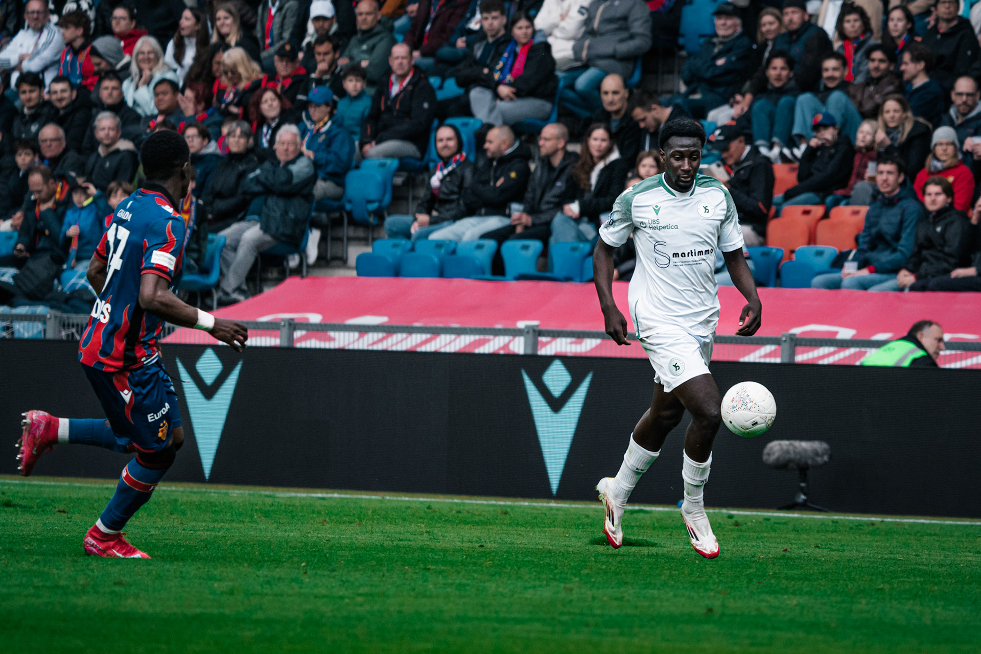 FC Basel 1893 et Yverdon Sport FC au St. Jakob-Park. (Christian António/LibsVisuals.com)