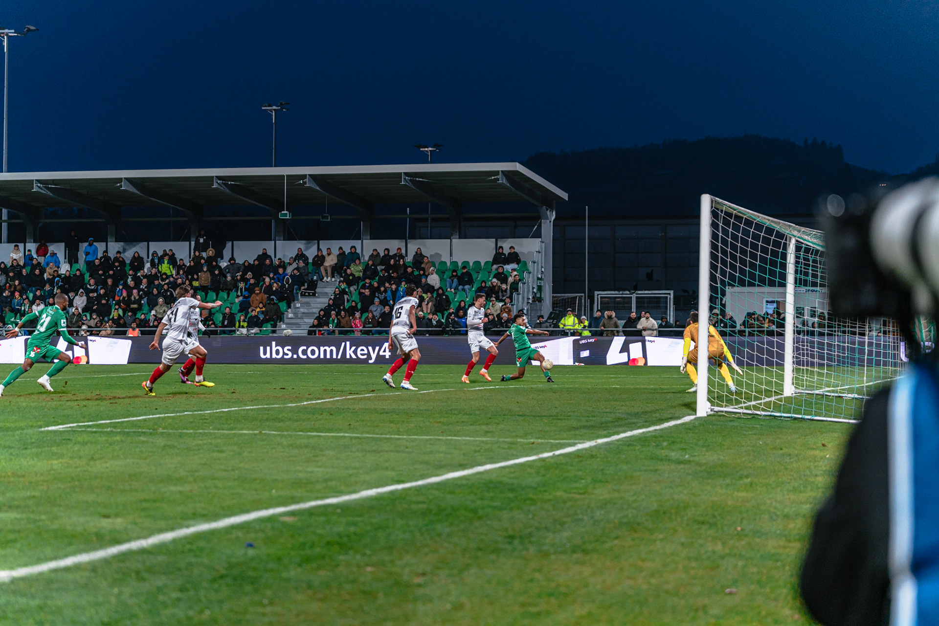 Yverdon Sport FC et FC Winterthur au Stade Municipal. (Christian António/LibsVisuals.com)