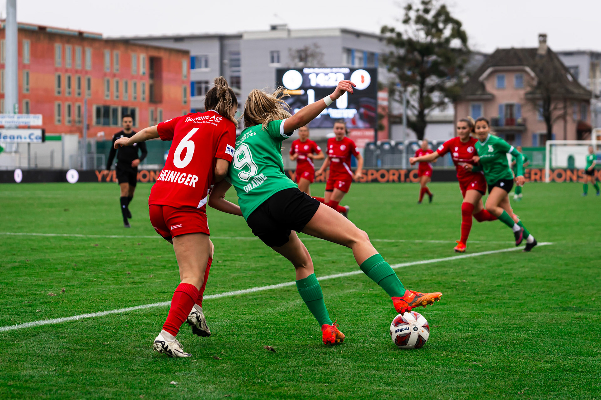 1/8 de finale - AXA coupe suisse Féminine Yverdon Sport FC - Frauenteam Thun Berner-Oberland