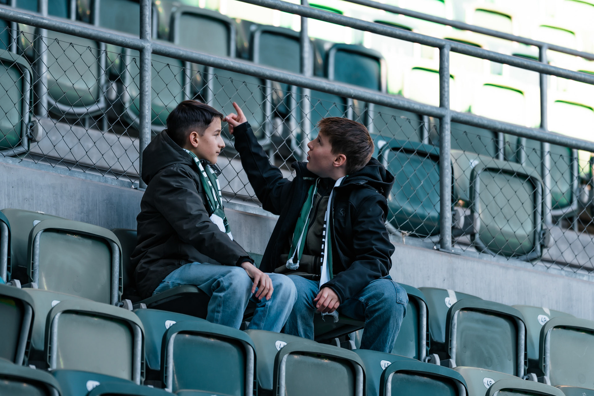 FC Saint-Gall 1879 et Lausanne-Sport FC au Kybunpark. (Christian António/LibsVisuals.com)