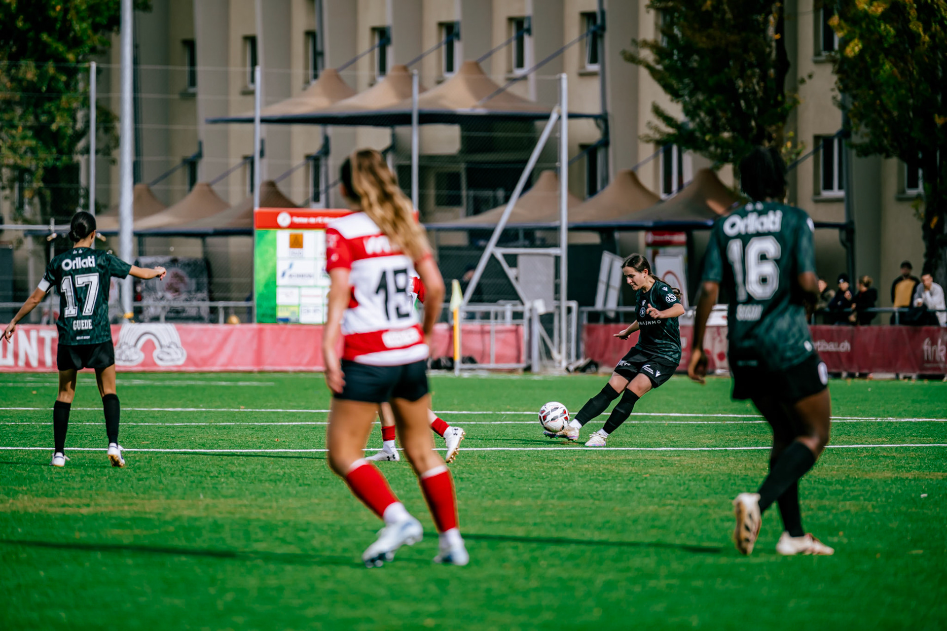 Match de championnat LNB Féminine opposant le FC Winterthur et Yverdon Sport FC au Schützenwiese, Winterthur. (Christian António/LibsVisuals.com)