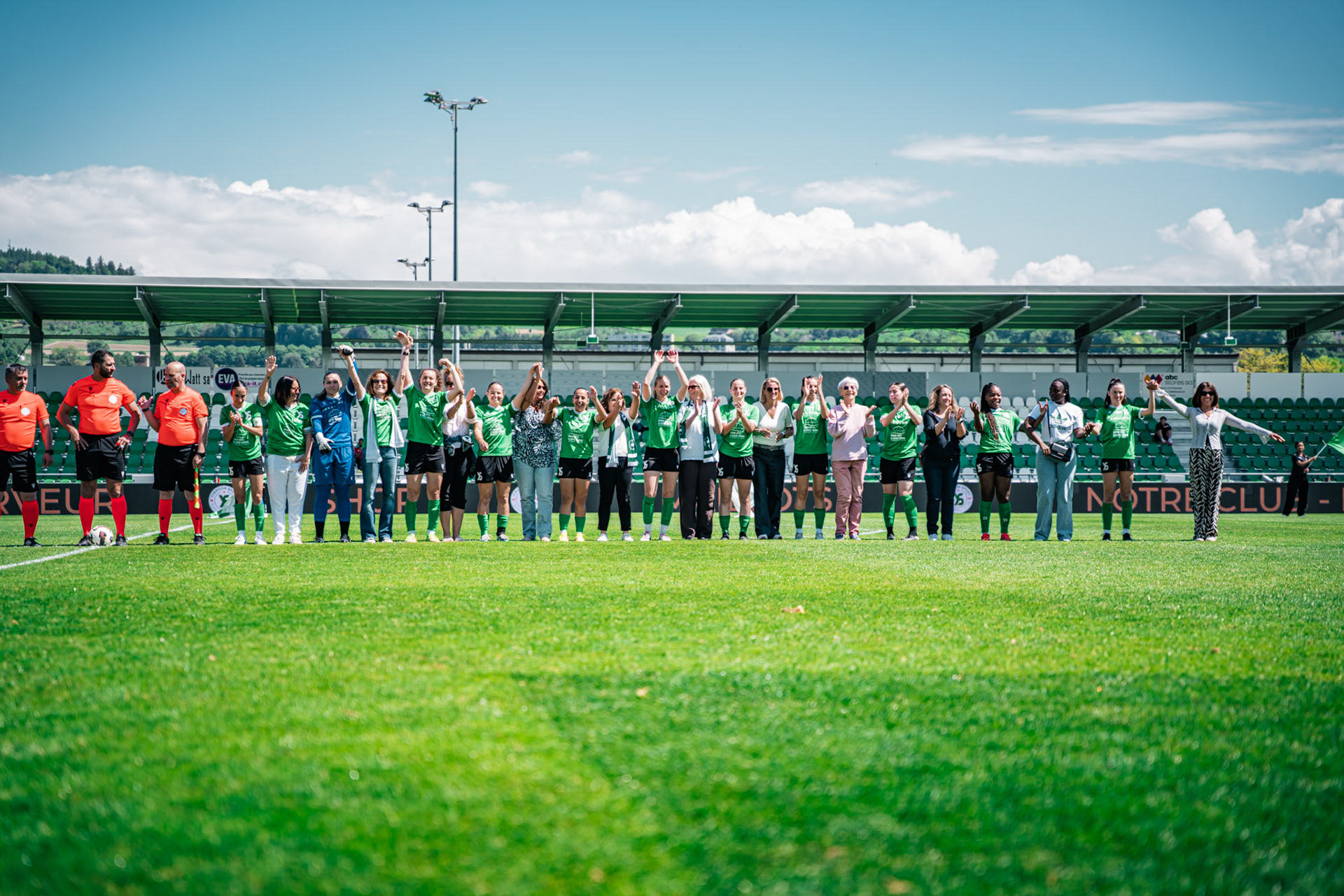 Yverdon Sport FC et FC Schlieren au Stade Municipal. (Christian António/LibsVisuals.com)
