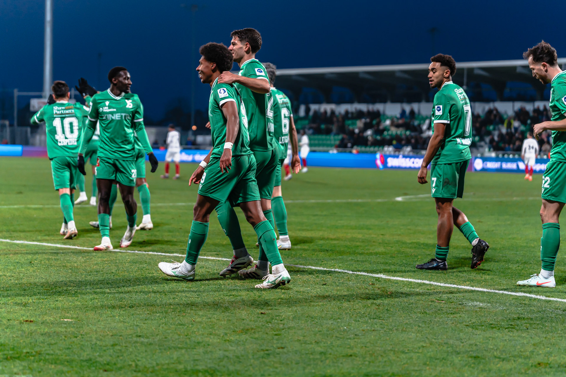 Yverdon Sport FC et FC Winterthur au Stade Municipal. (Christian António/LibsVisuals.com)